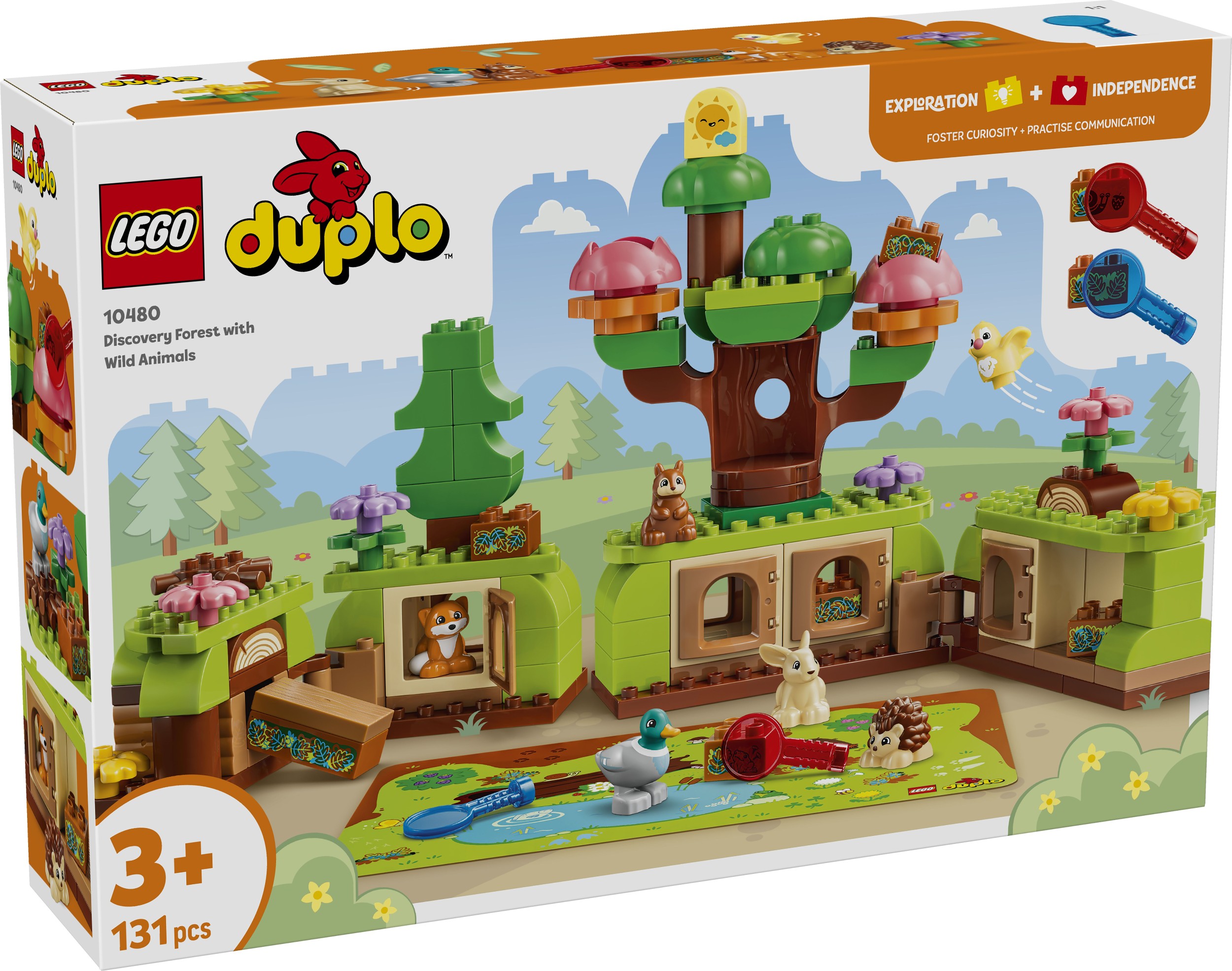 Svět dětí - LEGO® DUPLO® 10480 Les plný objevů a divokých zvířátek