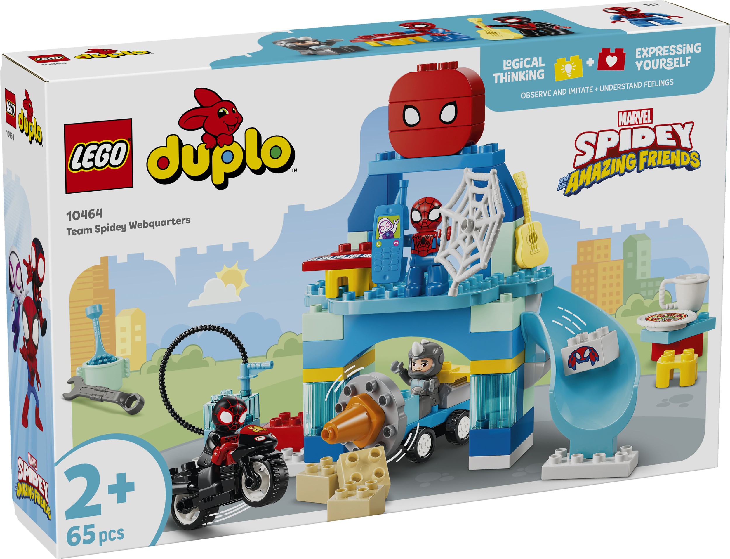 Svět dětí - LEGO® DUPLO® Disney 10464 Spideyho tým a pavoučí základna