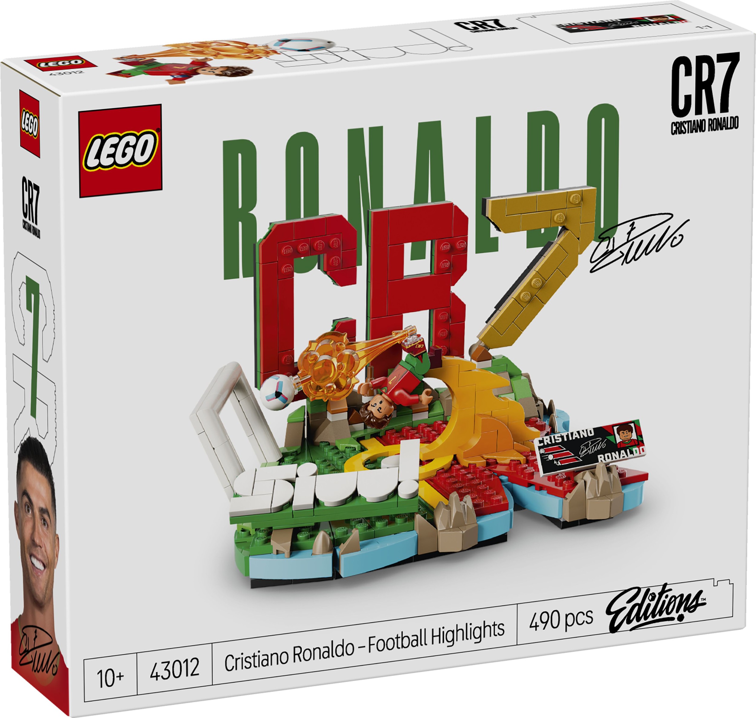 Domácnost a Zahrada - LEGO® Editions 43012 Cristiano Ronaldo – Hvězdné momenty fotbalu