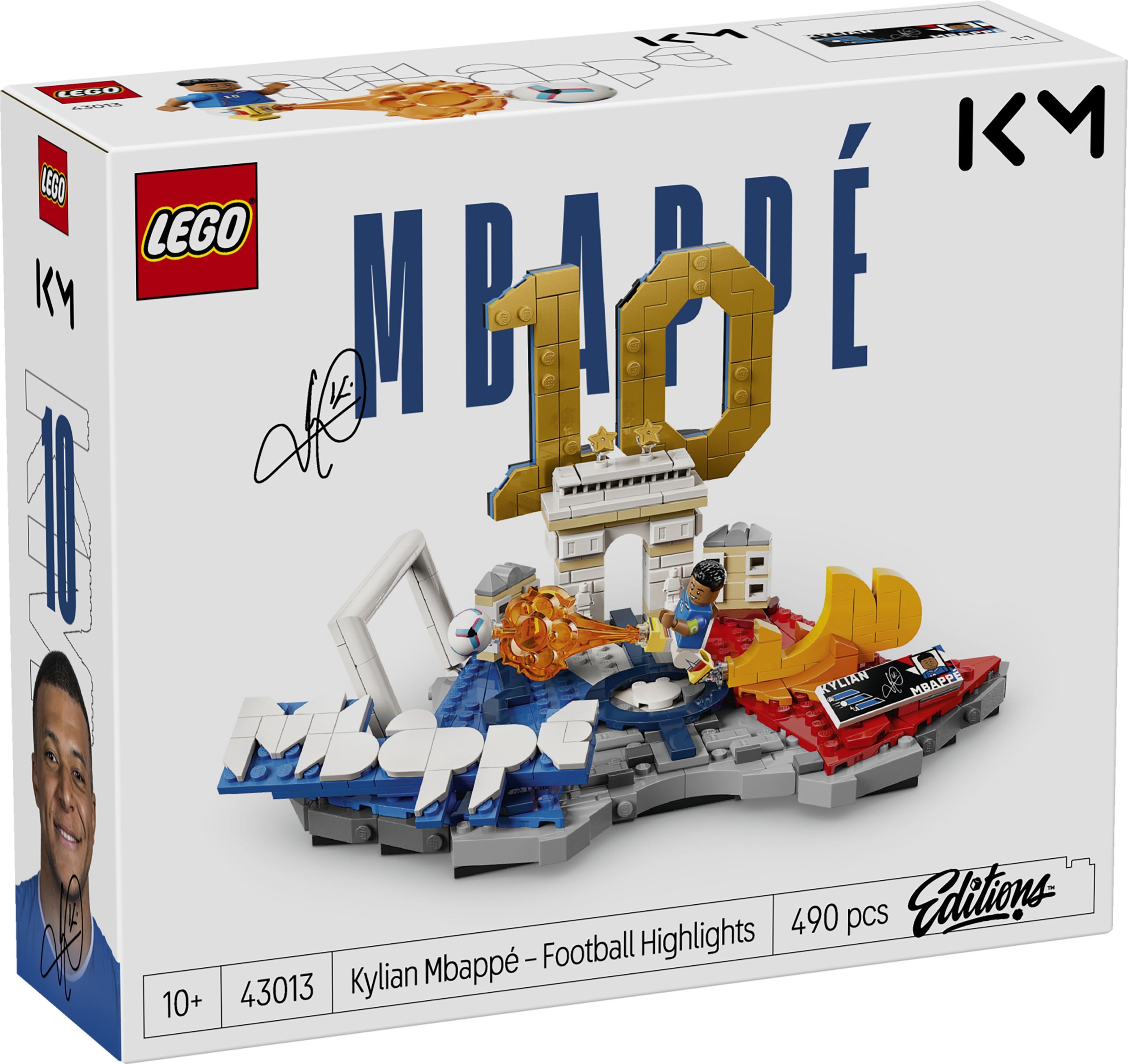 Domácnost a Zahrada - LEGO® Editions 43013 Kylian Mbappé – Hvězdné momenty fotbalu