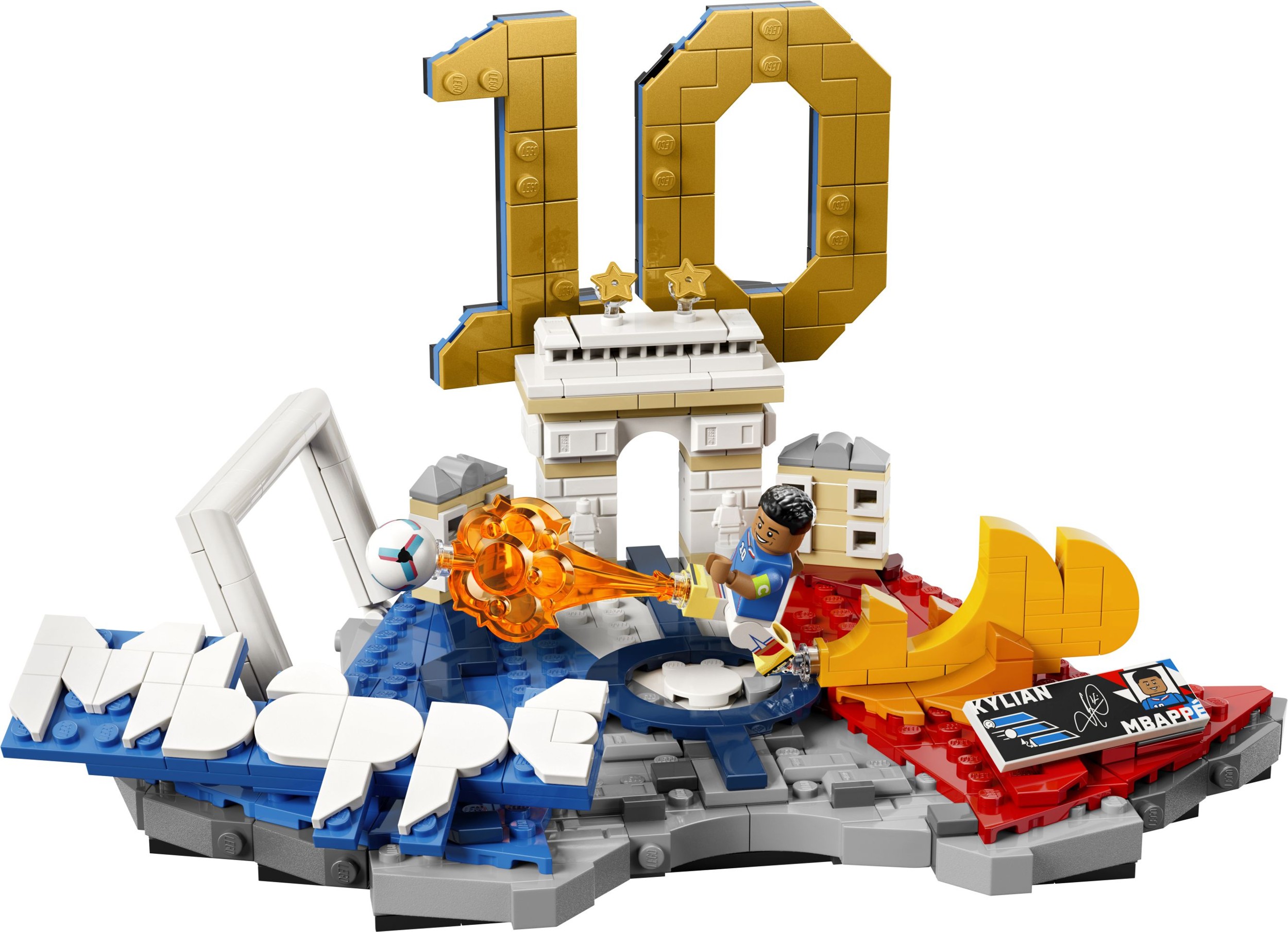 LEGO® Editions 43013 Kylian Mbappé – Hvězdné momenty fotbalu-0