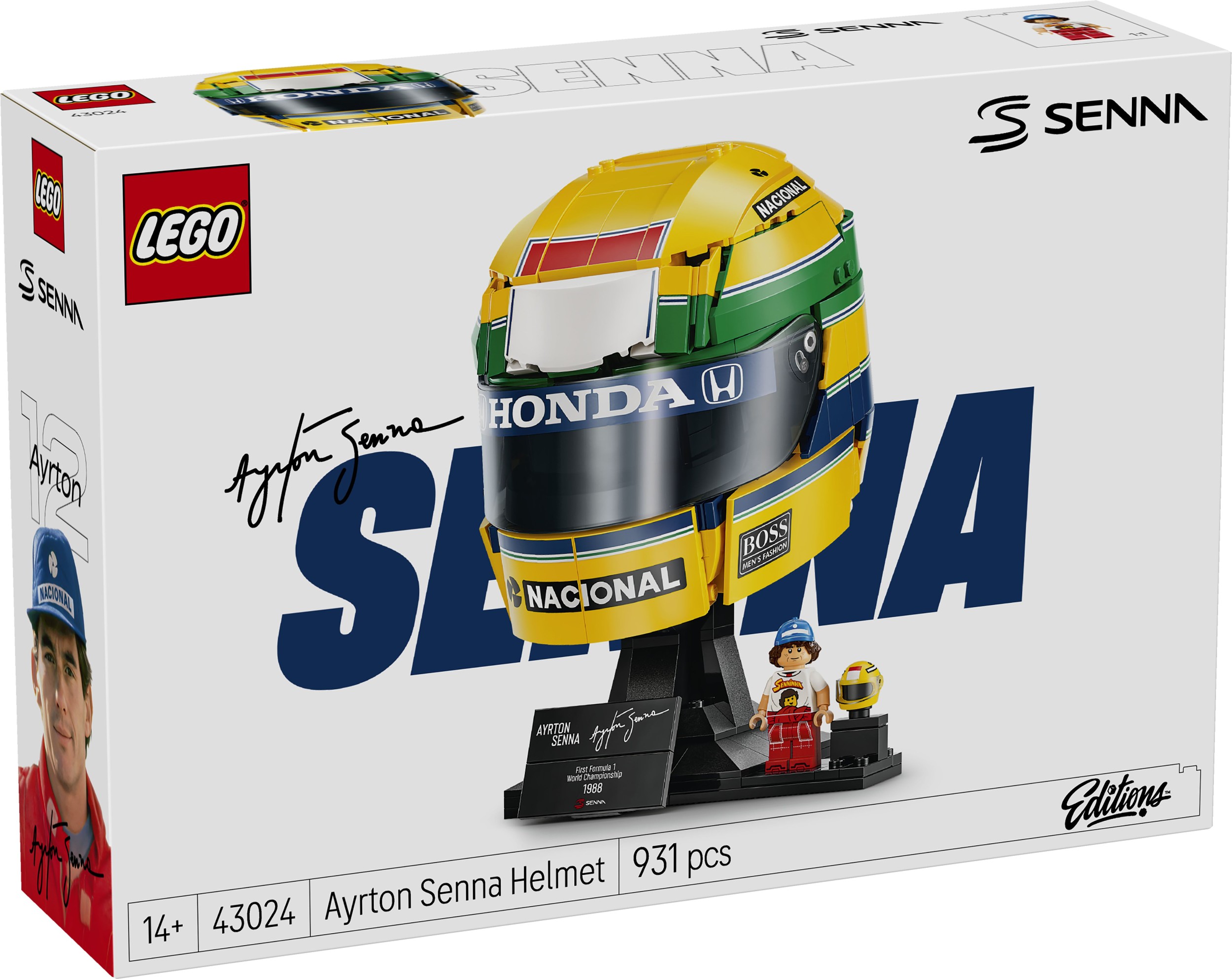 Svět dětí - LEGO® Editions 43024 Helma Ayrton Senna