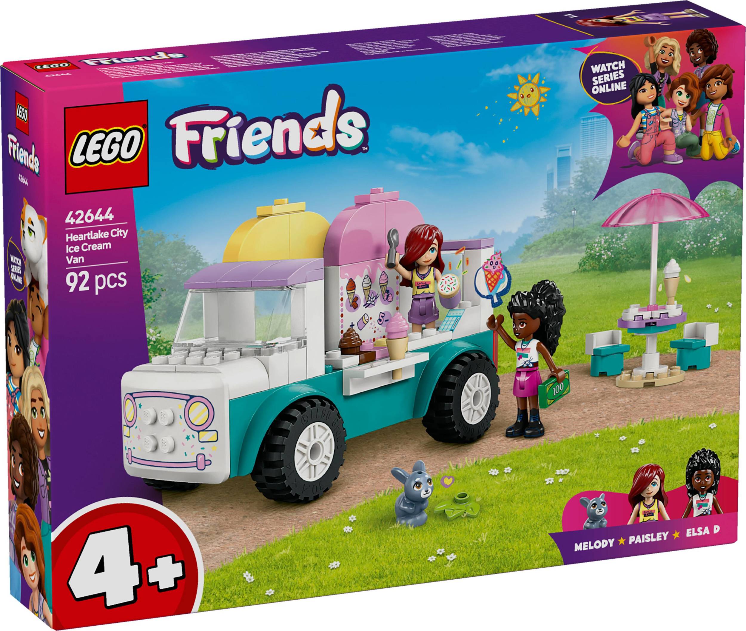 Svět dětí - LEGO® Friends 42644 Zmrzlinářské auto v městečku Heartlake