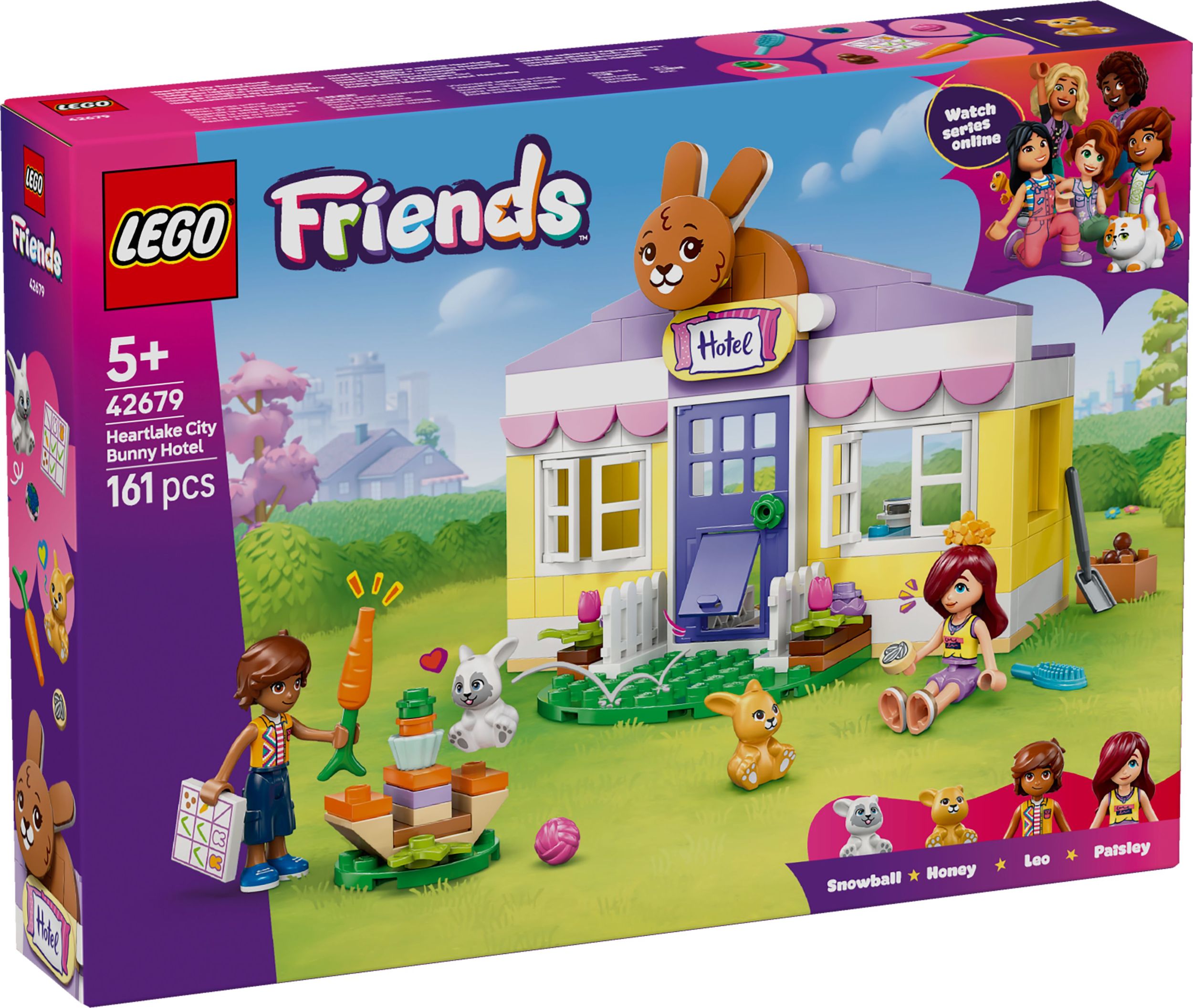 Svět dětí - LEGO® Friends 42679 Hotel pro králíčky v městečku Heartlake