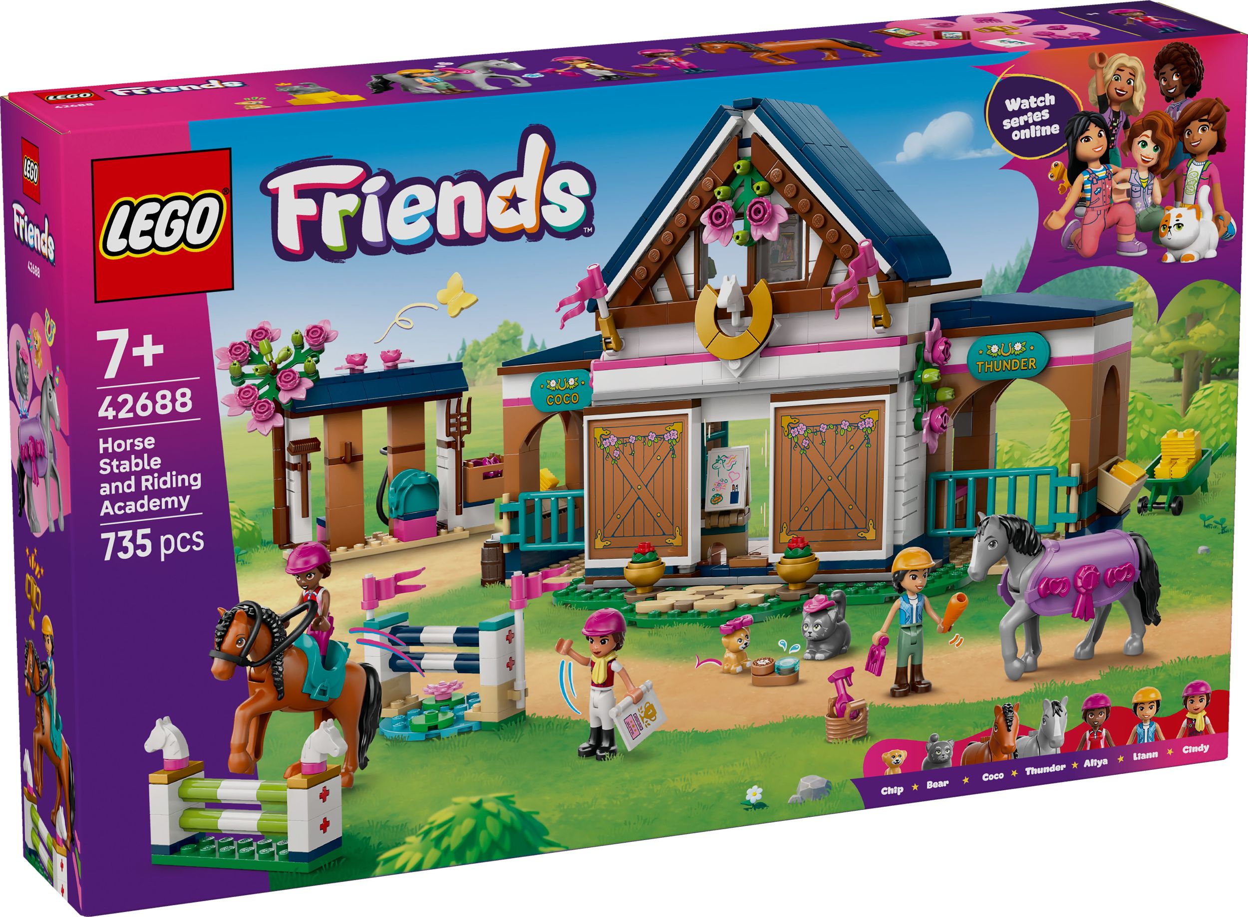 Svět dětí - LEGO® Friends 42688 Koňská stáj a jezdecká akademie
