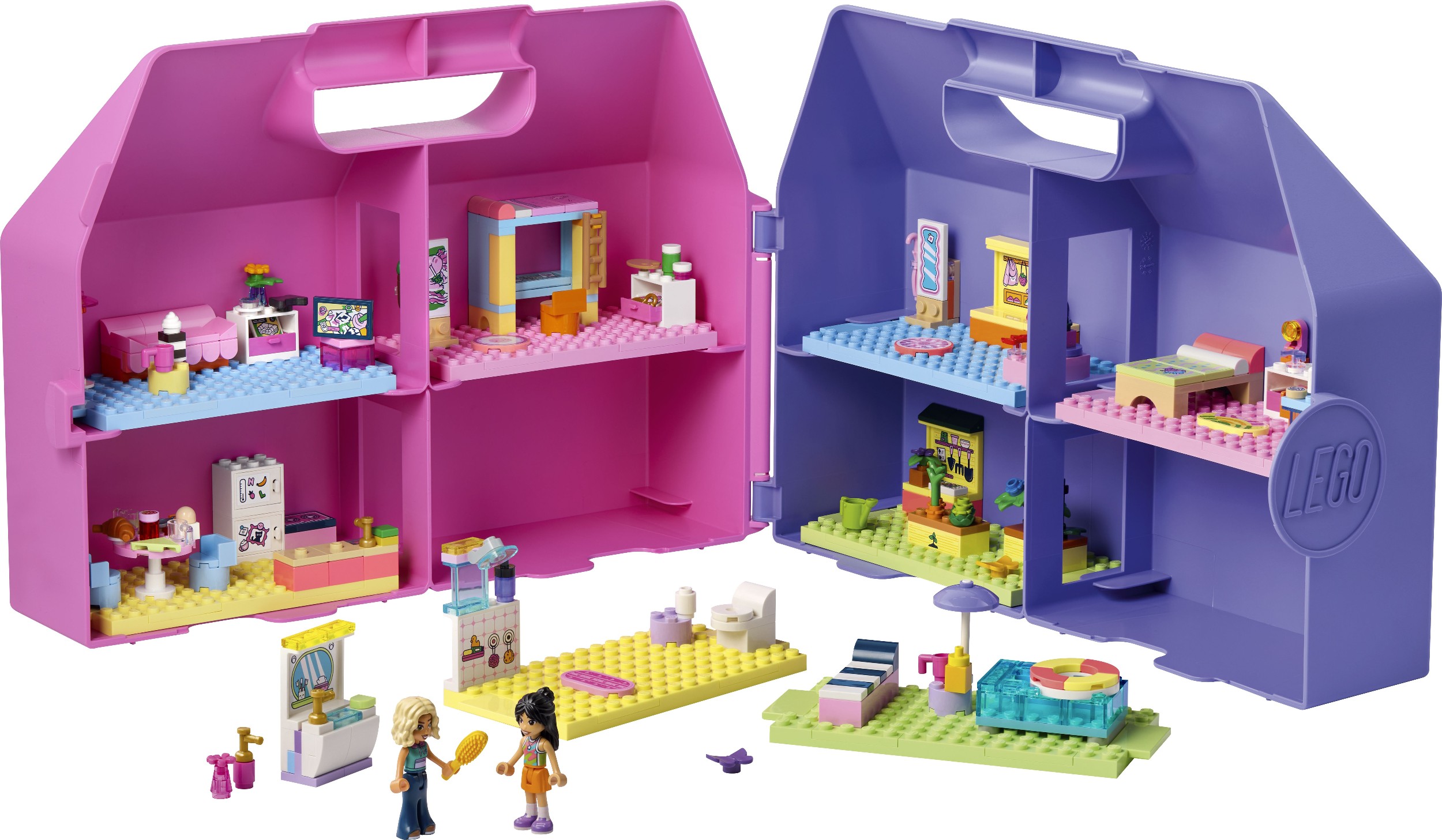 LEGO® Friends 42697 Kreativní kufřík a domek pro panenky-0