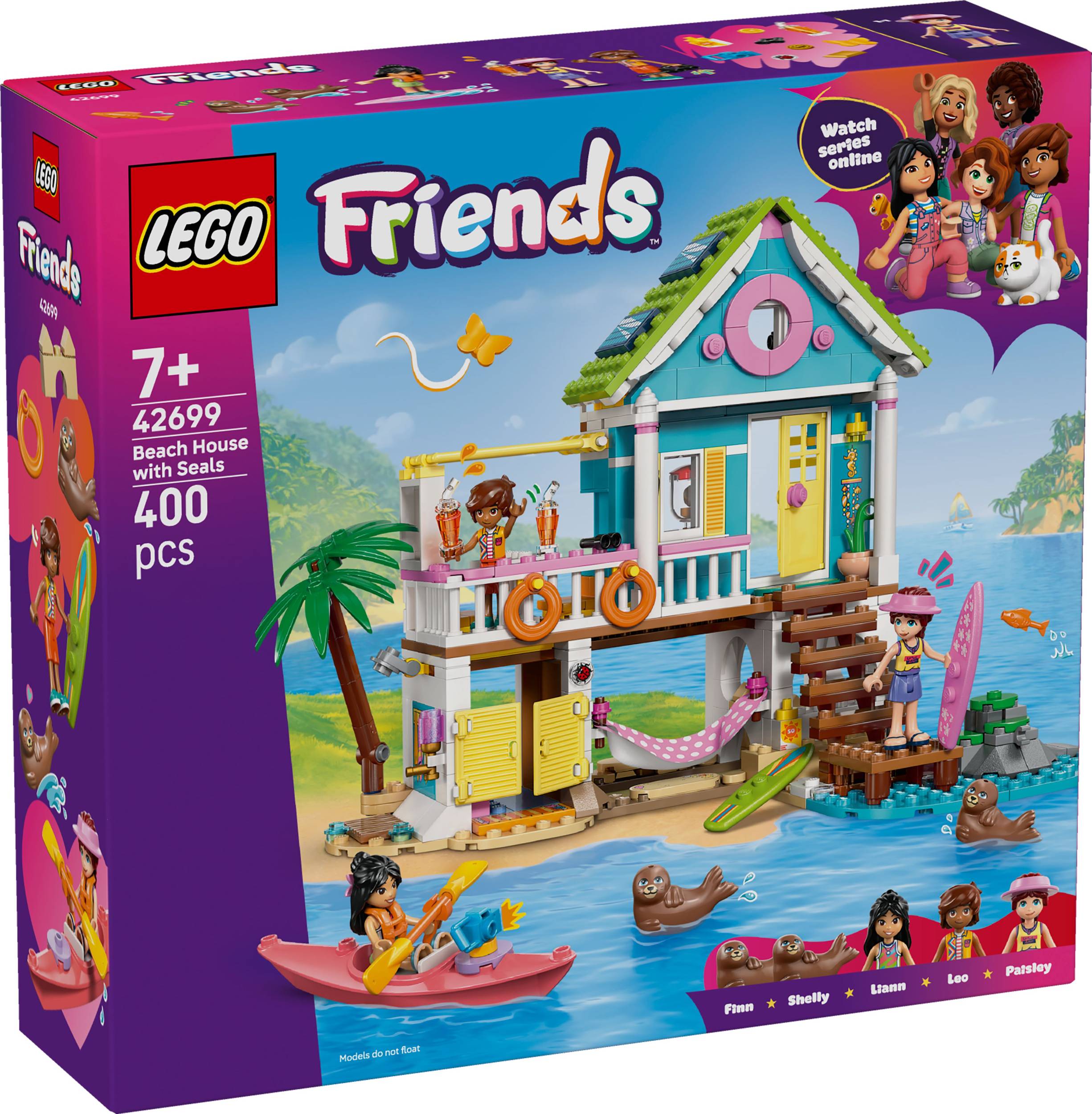 Svět dětí - LEGO® Friends 42699 Plážový dům s tuleni
