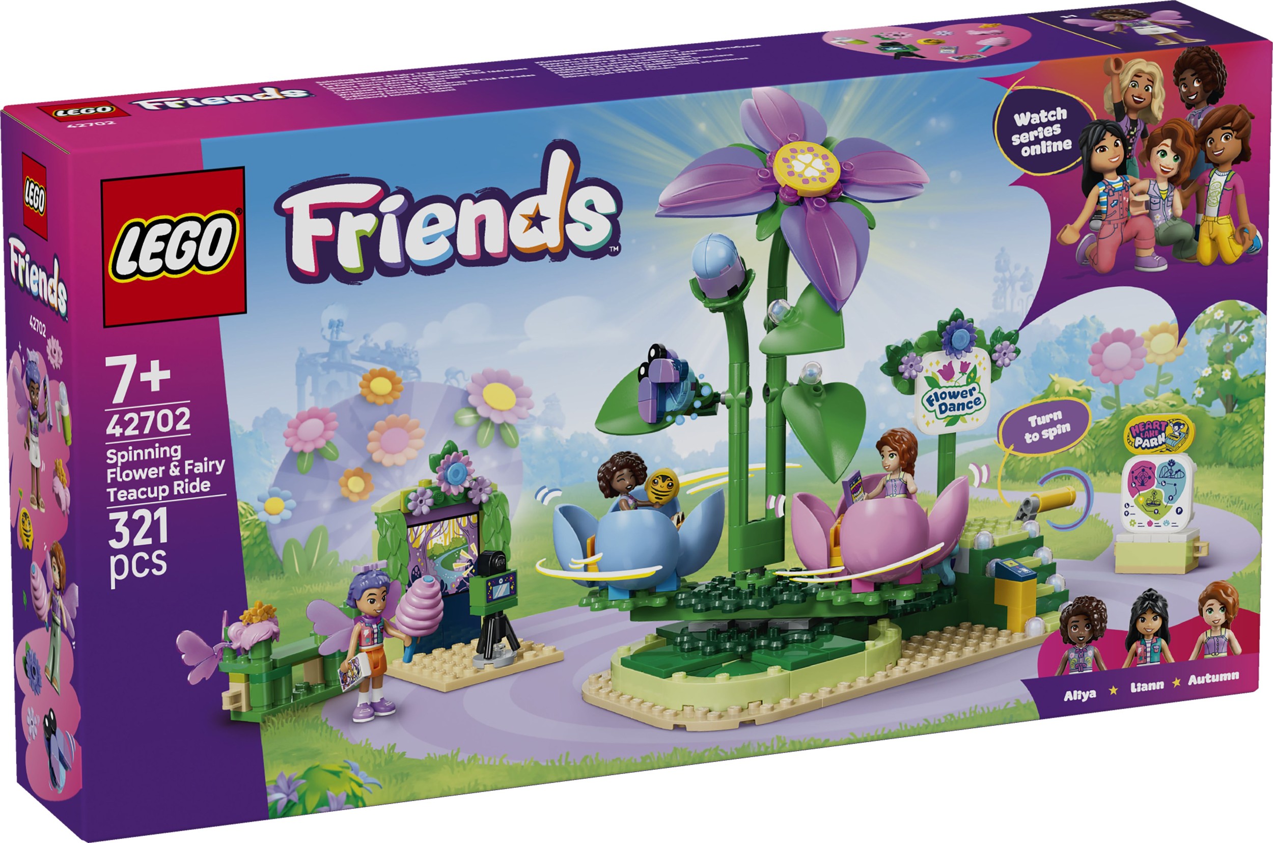 Svět dětí - LEGO® Friends 42702 Květinový kolotoč s vílami