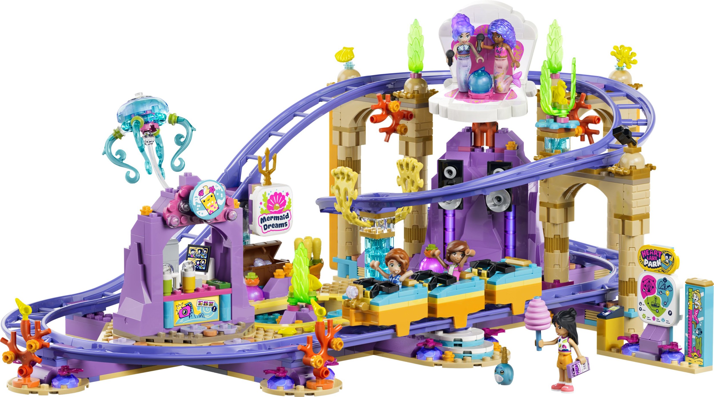 LEGO® Friends 42703 Jízda na horské dráze s mořskými pannami-0