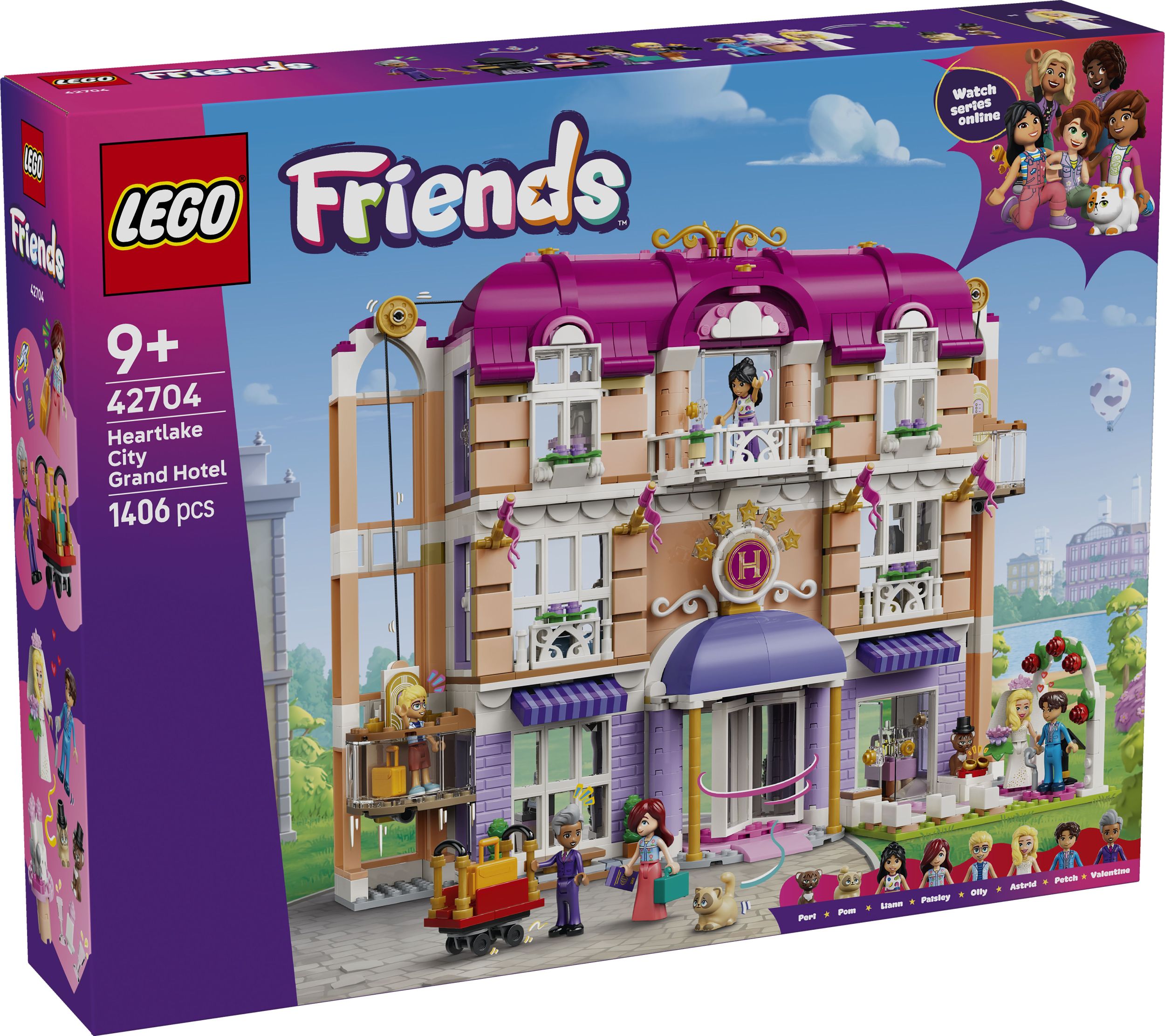 Svět dětí - LEGO® Friends 42704 Grand Hotel v městečku Heartlake