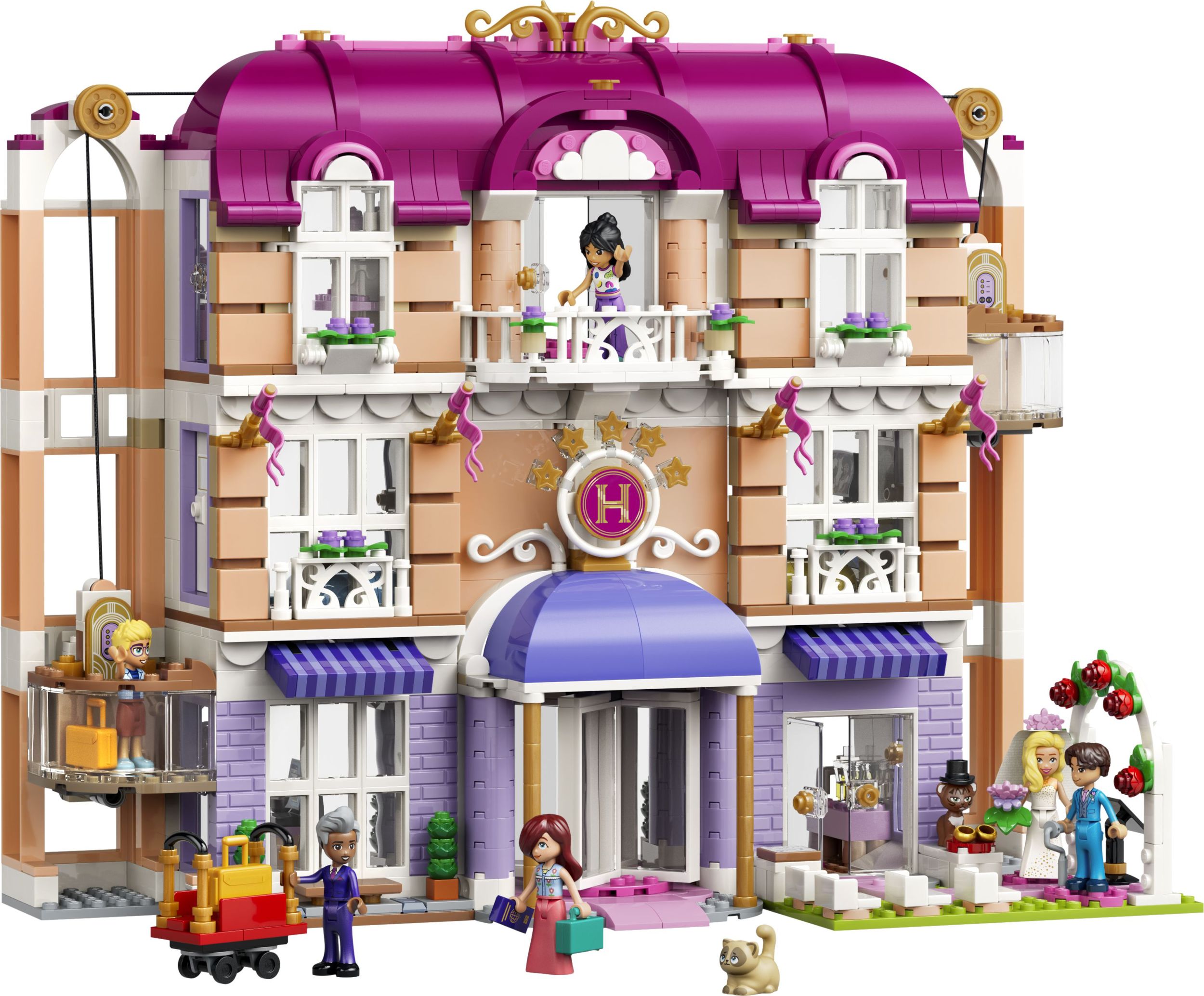 LEGO® Friends 42704 Grand Hotel v městečku Heartlake-0