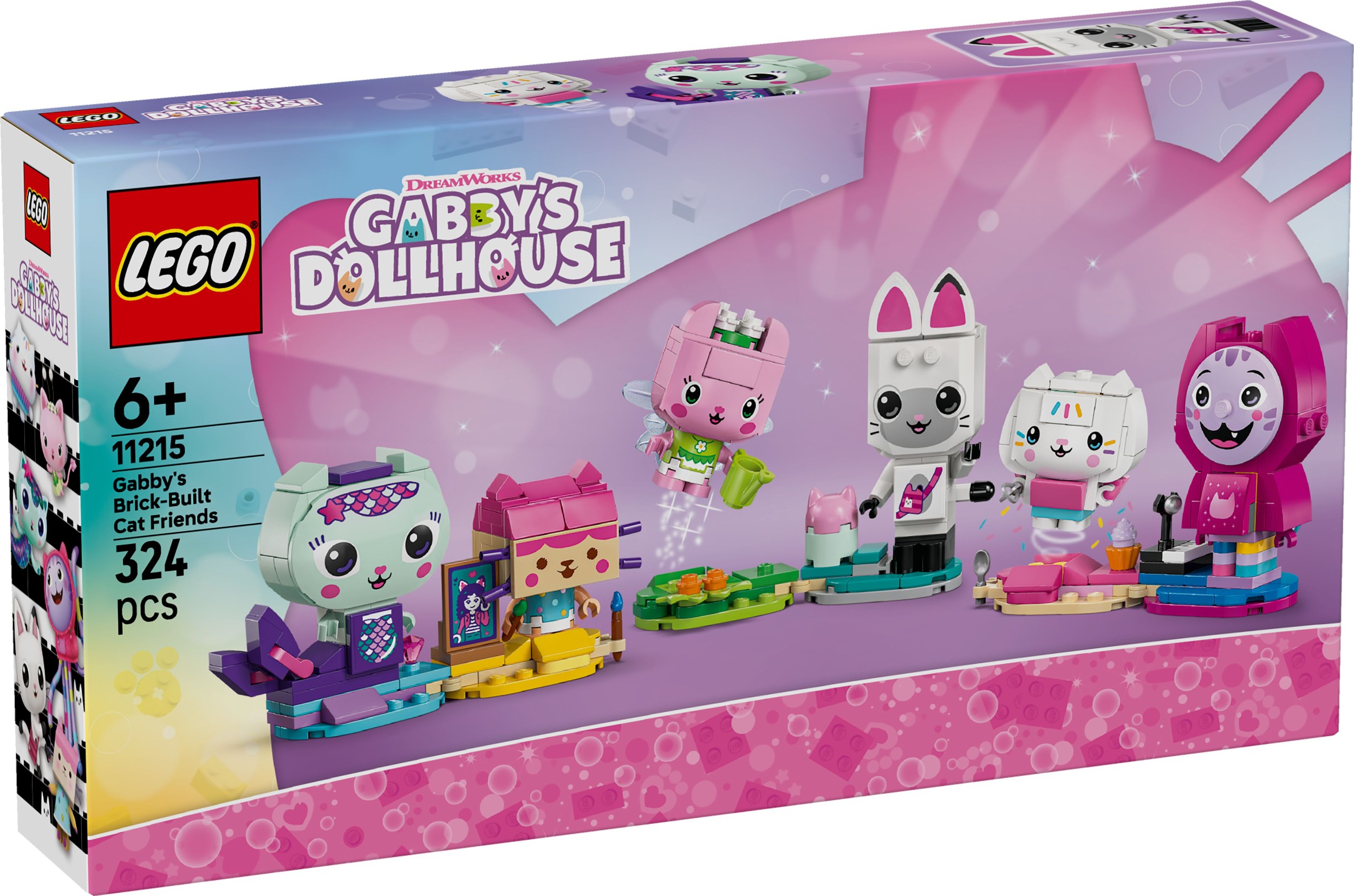 Svět dětí - LEGO® Gábinin kouzelný domek 11215 Gábi a kočičí kamarádi z kostek