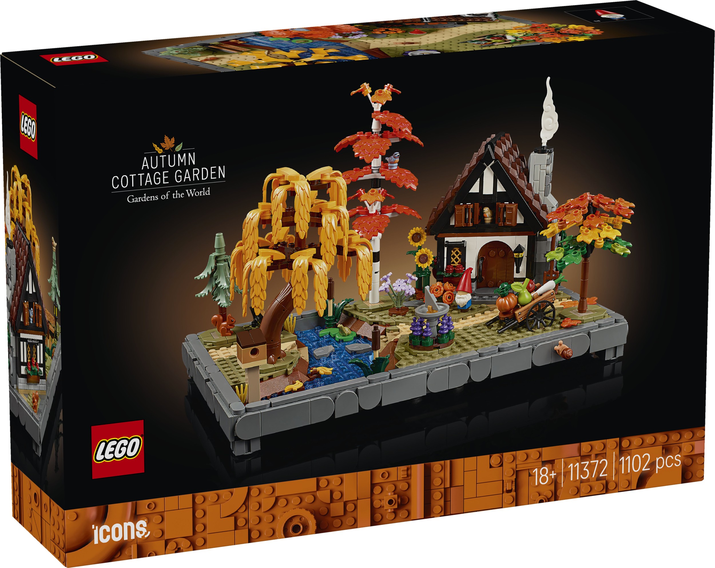 Svět dětí - LEGO® Icons 11372 Chata a podzimní zahrada