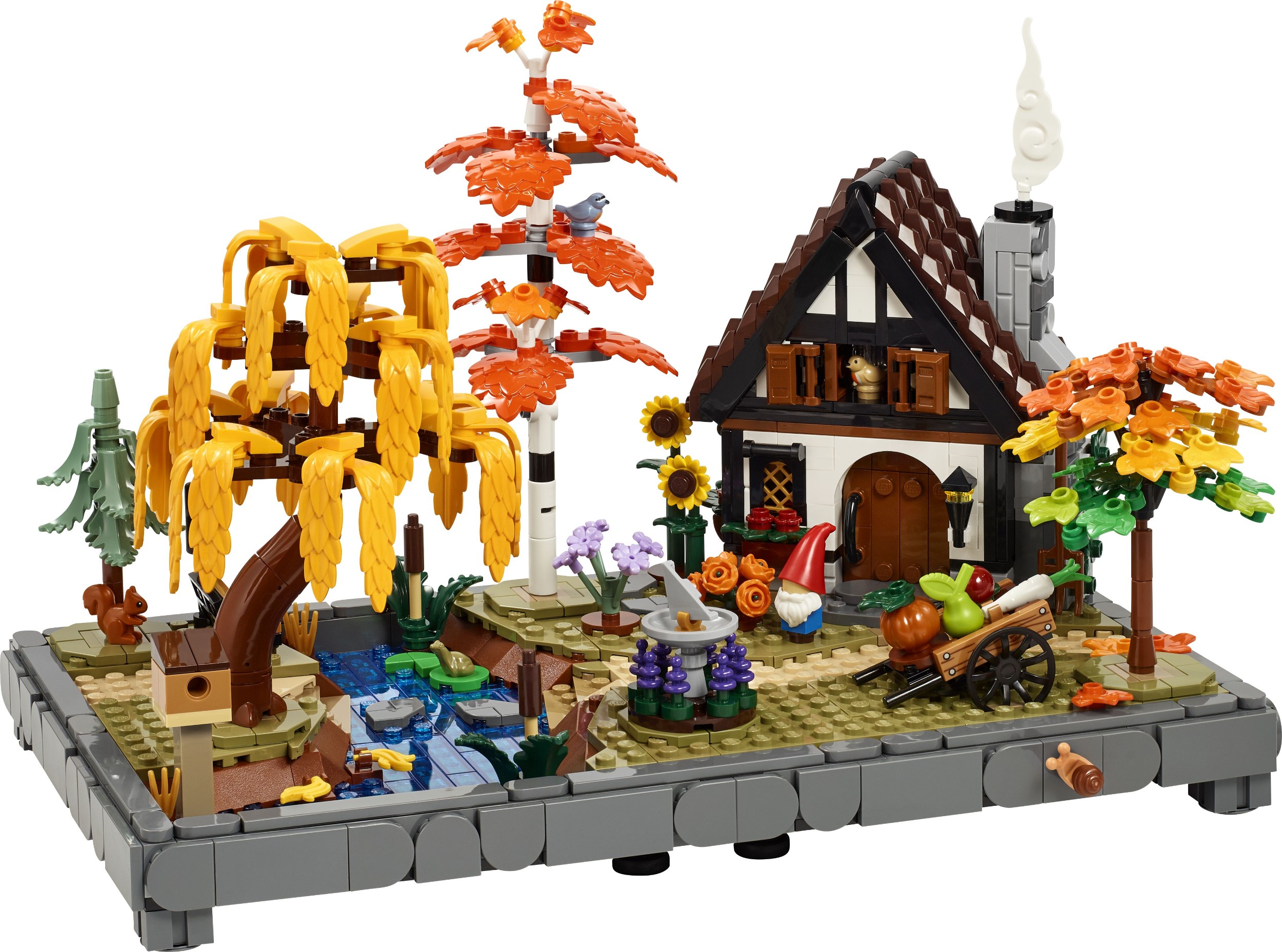 LEGO® Icons 11372 Chata a podzimní zahrada-0