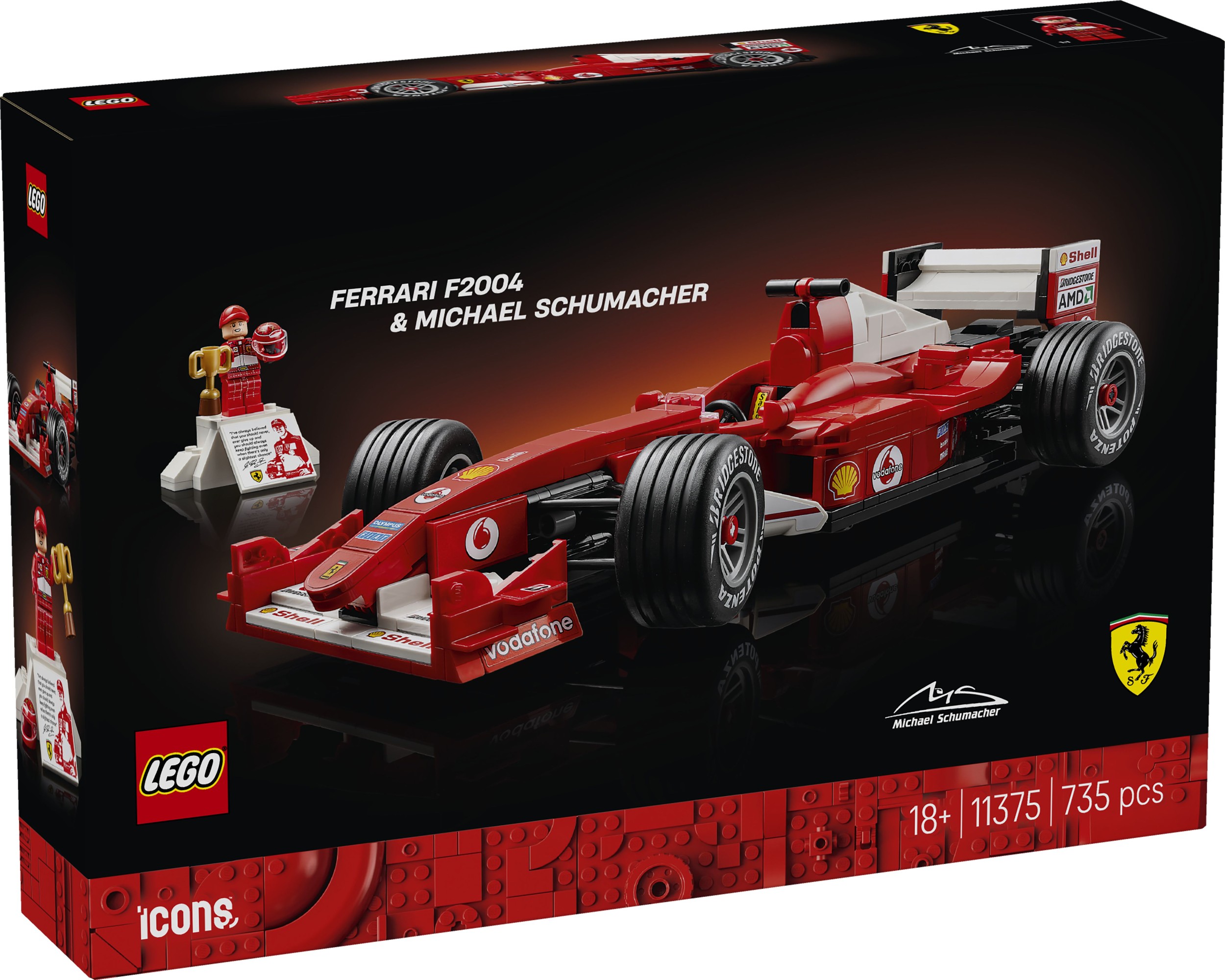 Svět dětí - LEGO® Icons 11375 Ferrari F2004 Schumacher