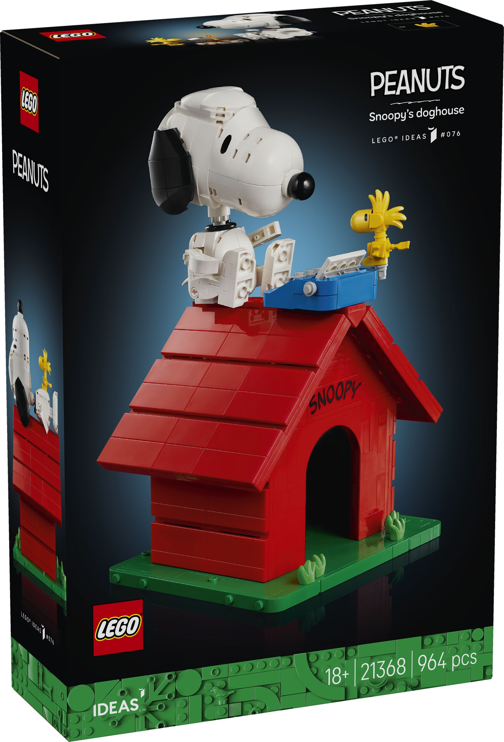 Svět dětí - LEGO® Ideas 21368 Peanuts: Snoopyho bouda