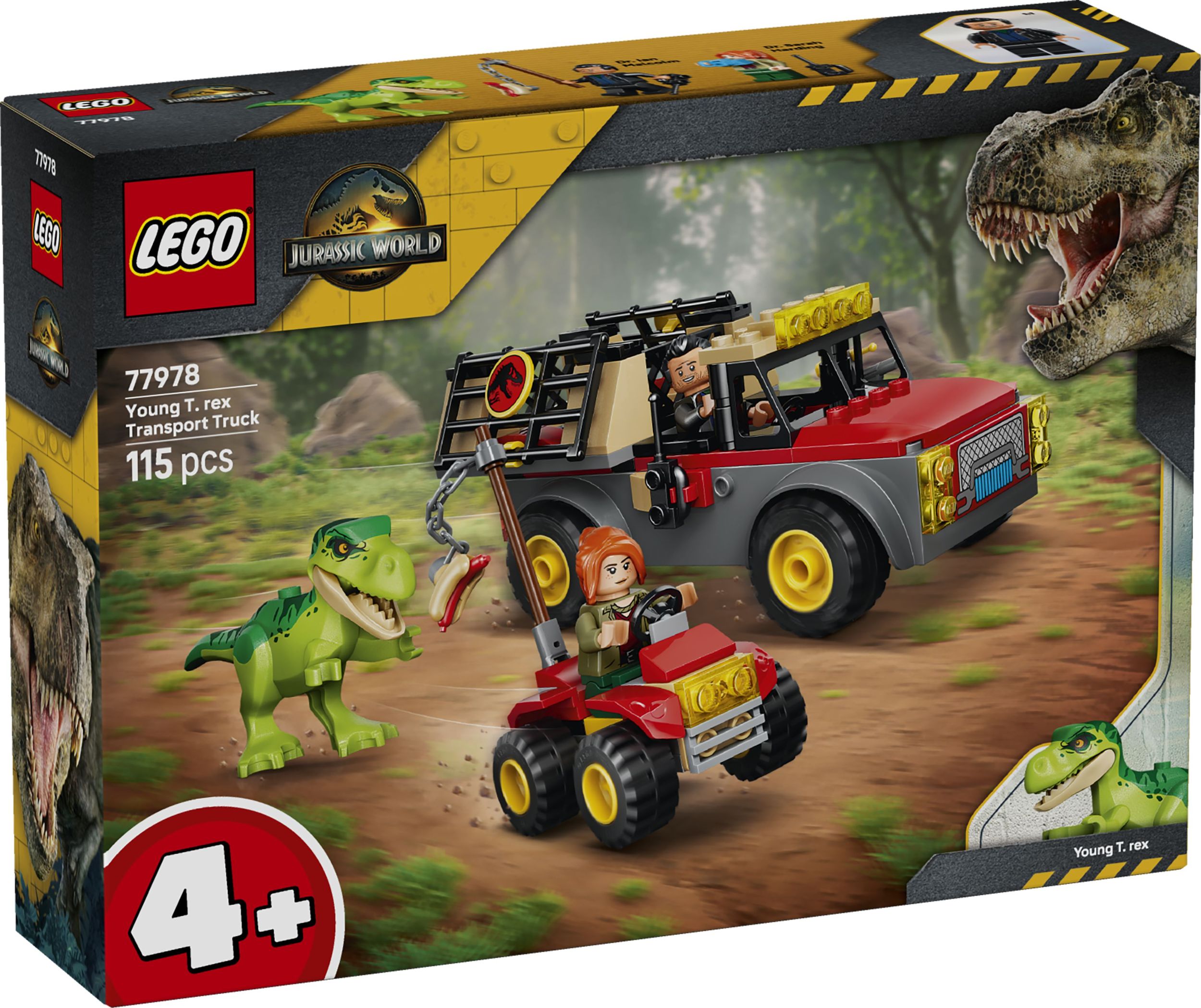 Svět dětí - LEGO® Jurassic World 77978 Náklaďák na přepravu malého T-rexe