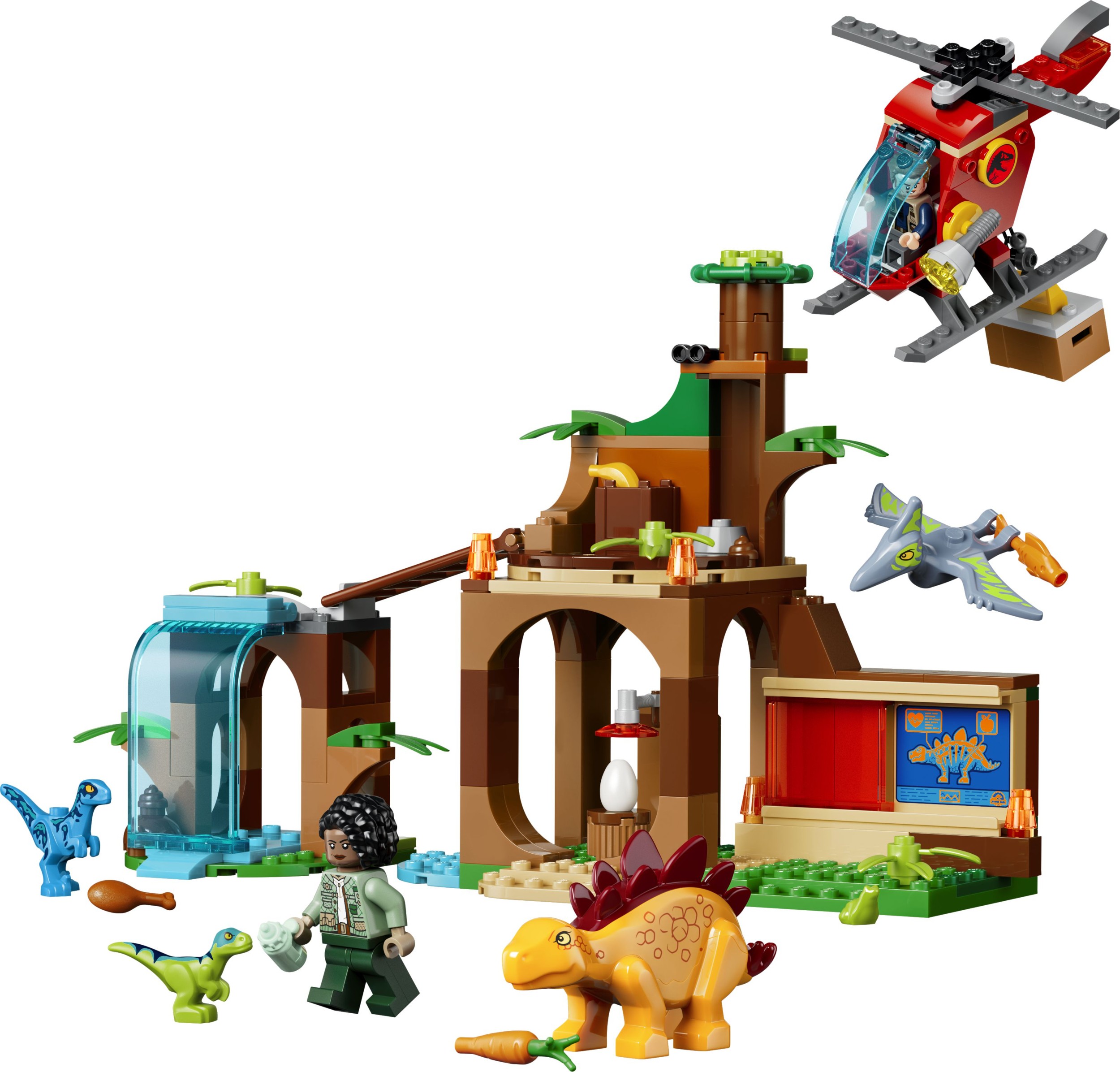 LEGO® Jurassic World 77981 Záchrana velociraptora, stegosaura a pteranodona-0