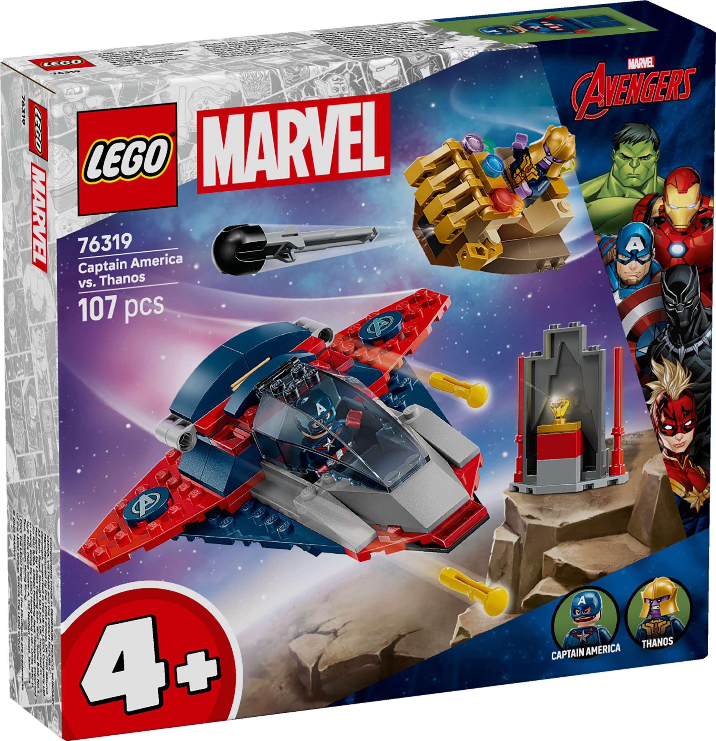 Svět dětí - LEGO® Marvel 76319 Kapitán Amerika vs. Thanos