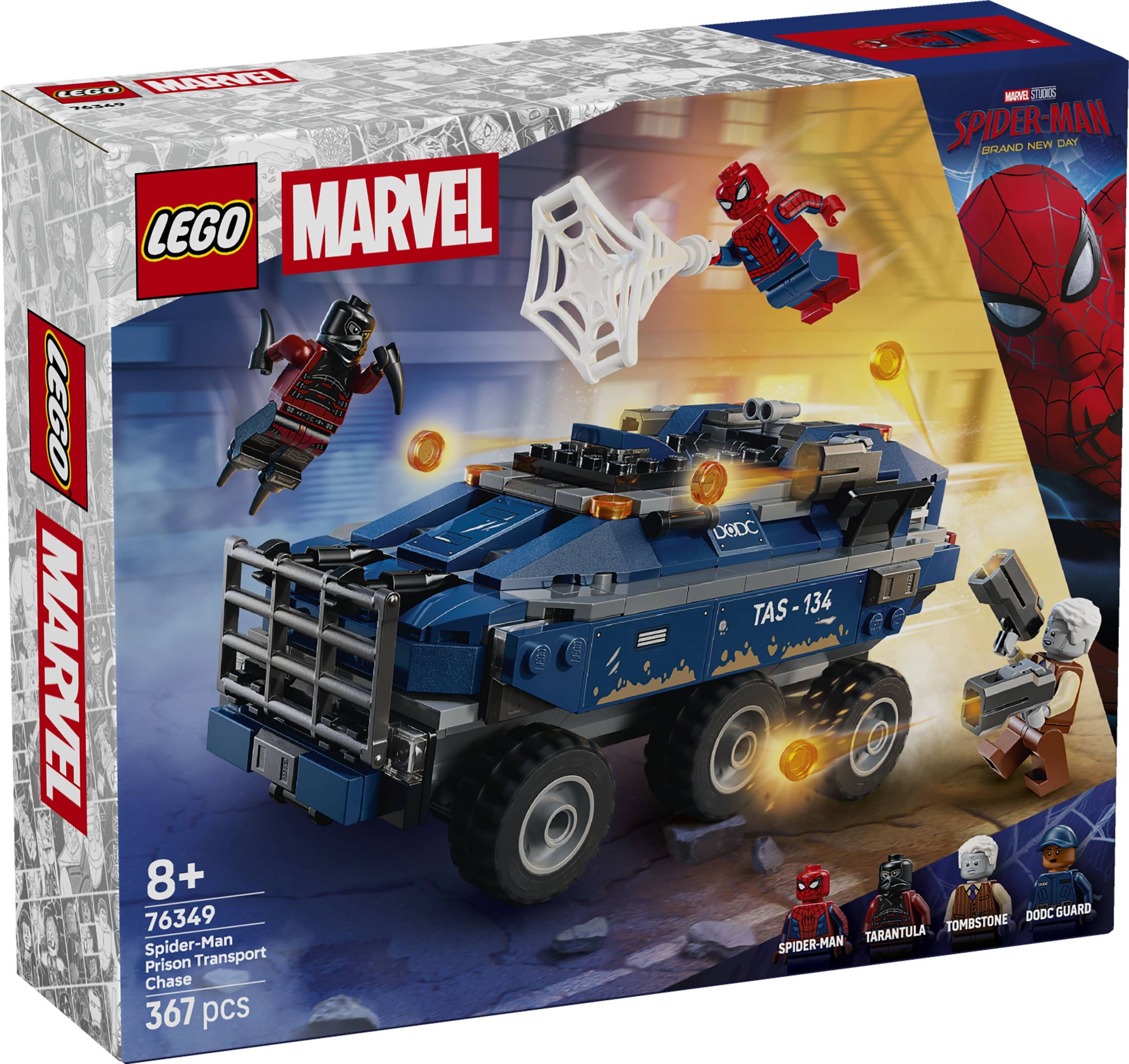 Svět dětí - LEGO® Marvel 76349 Spider-Man a honička za vězeňským transportérem