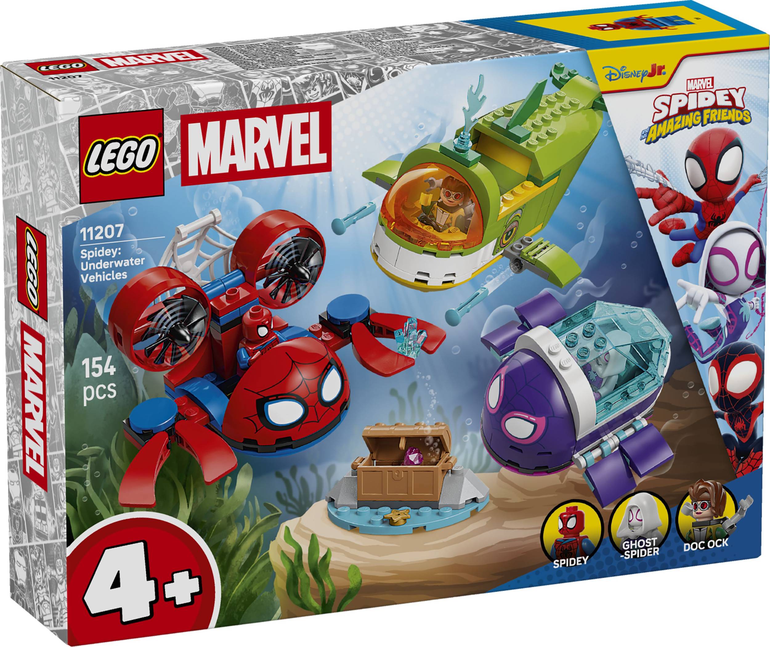 Svět dětí - LEGO® Marvel Spidey a jeho úžasní přátelé 11207 Spidey: Podmořská vozidla