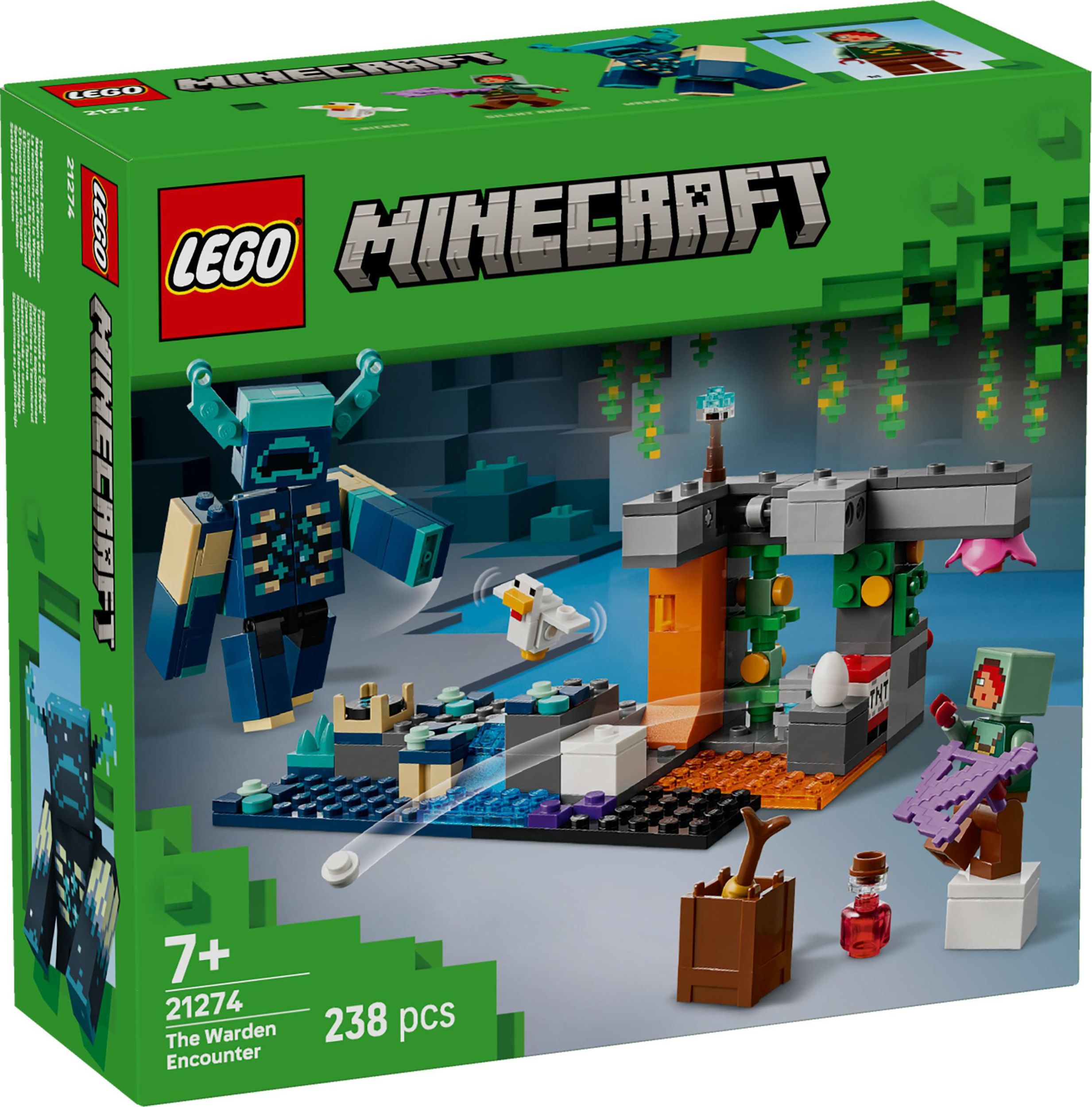 Svět dětí - LEGO® Minecraft 21274 Setkání se Strážcem