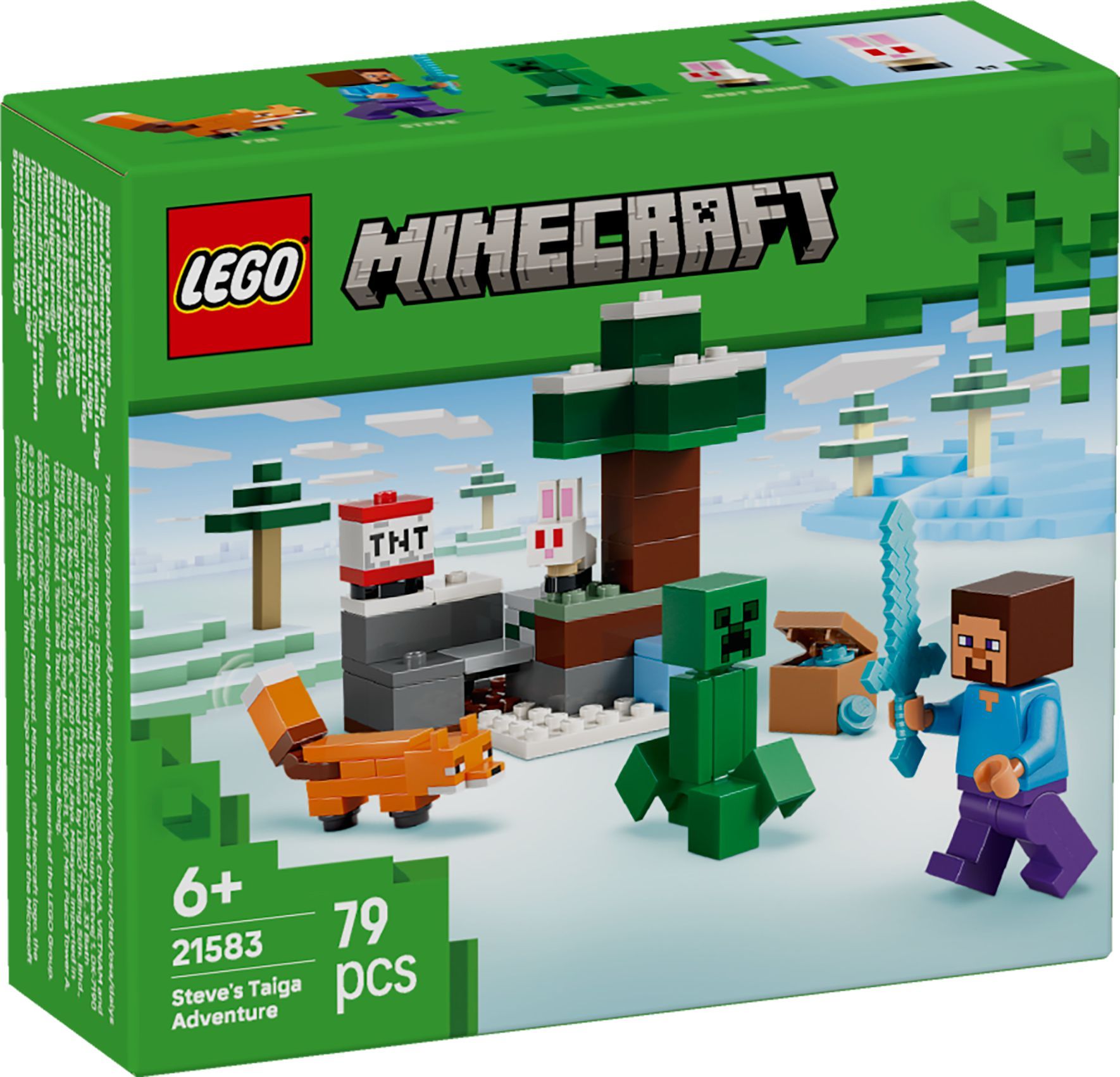 Svět dětí - LEGO® Minecraft® 21583 Steve a dobrodružství v tajze