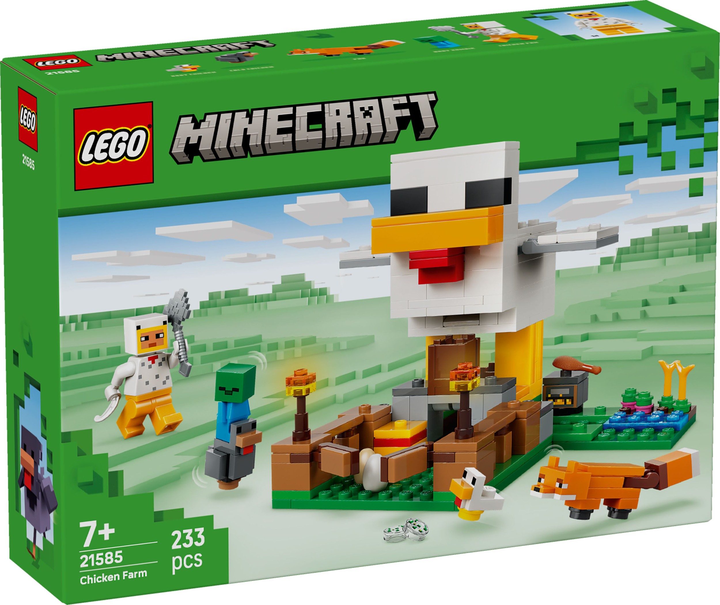 Svět dětí - LEGO® Minecraft® 21585 Slepičí farma