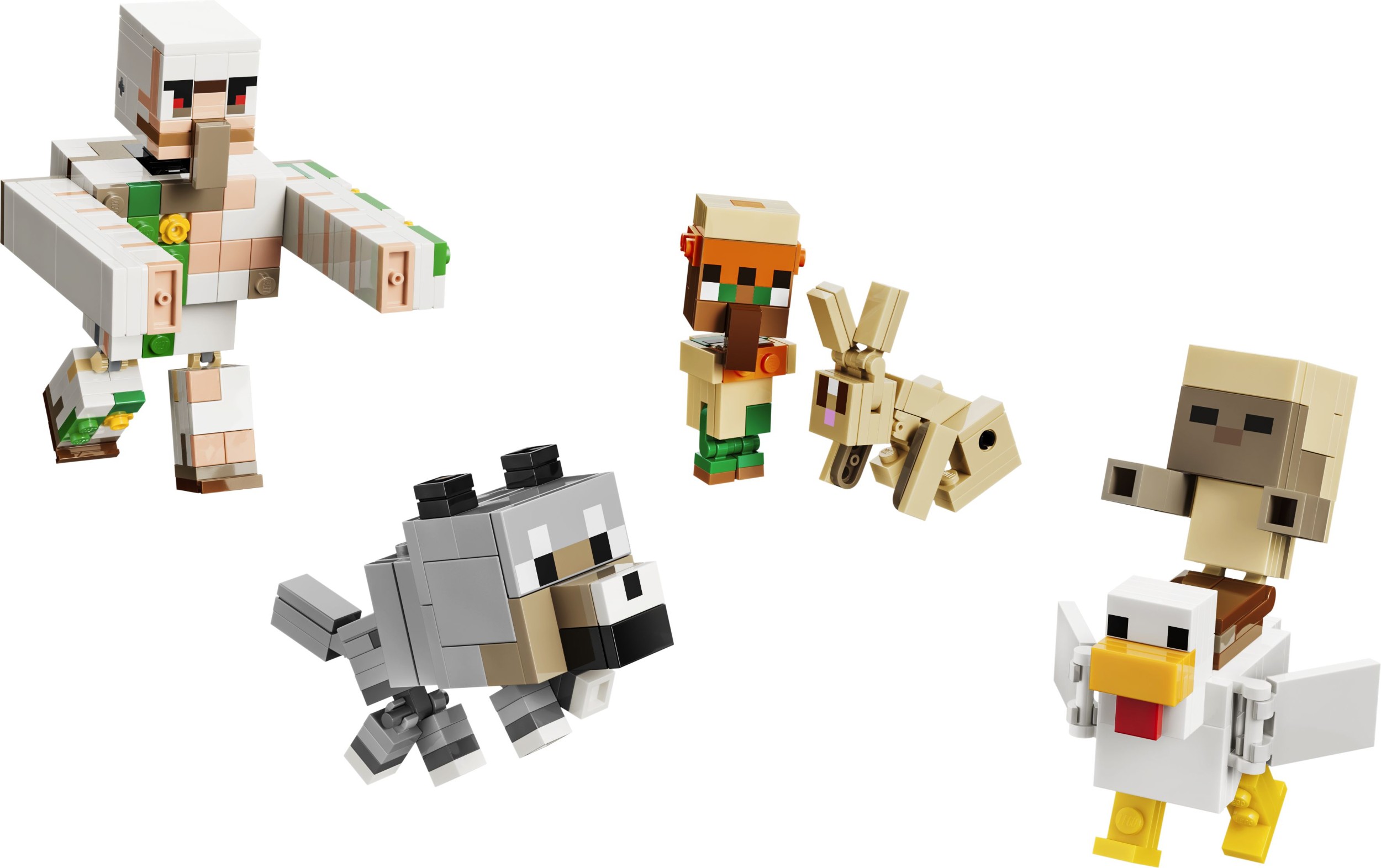 LEGO® Minecraft® 21592 Kuřecí žokej a útok v poušti-0