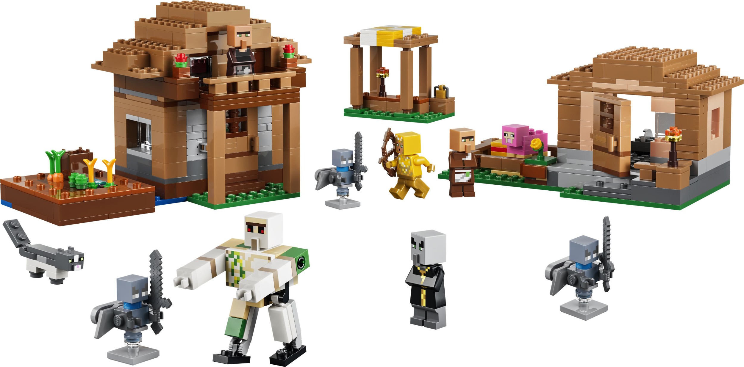 LEGO® Minecraft® 21596 Útok Mága na vesnici-0