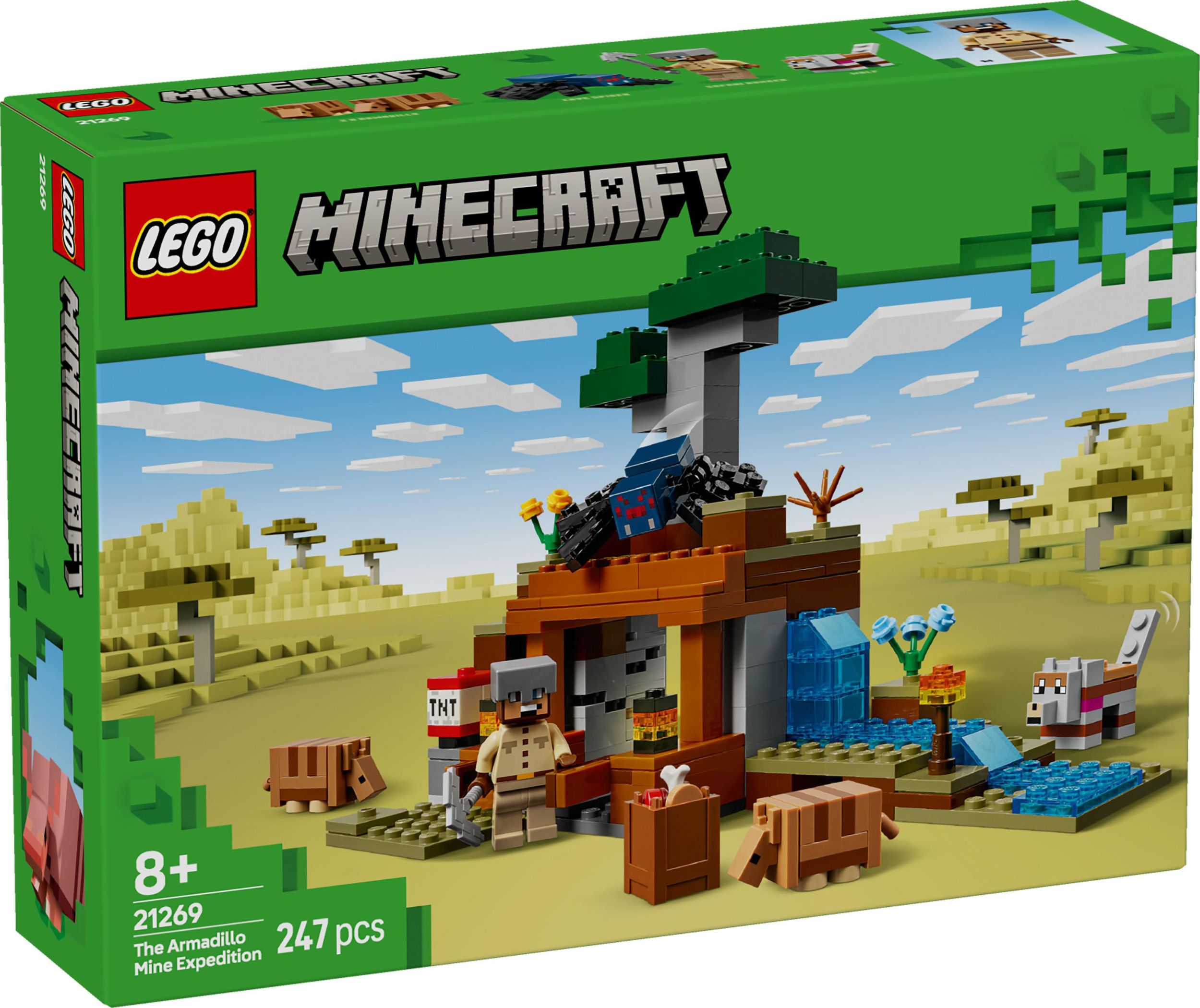 Svět dětí - LEGO® Minecraft21269 Výprava do dolu a pásovec