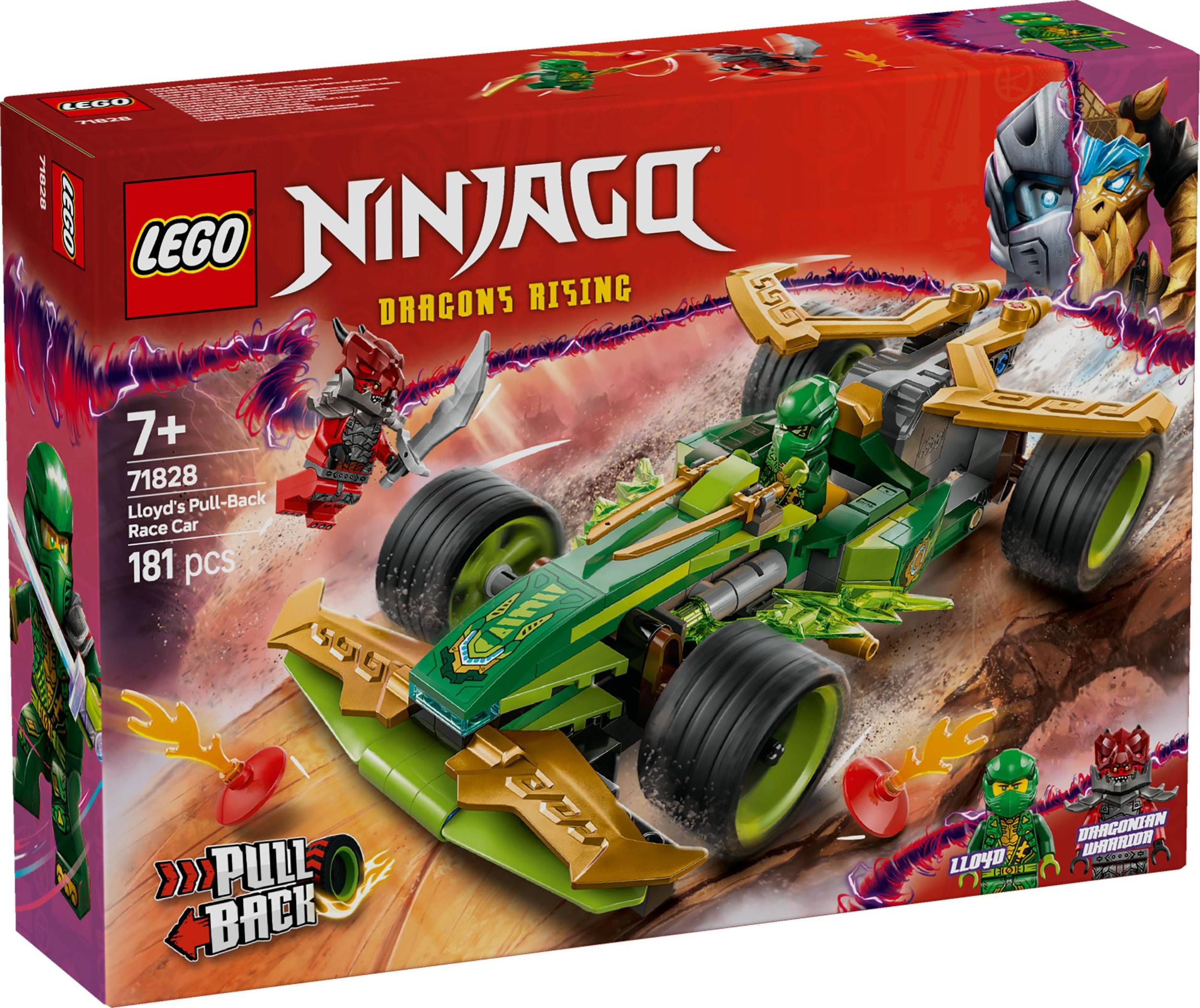 Svět dětí - LEGO® Ninjago 71828 Lloydovo závodní auto s natahovacím motorem