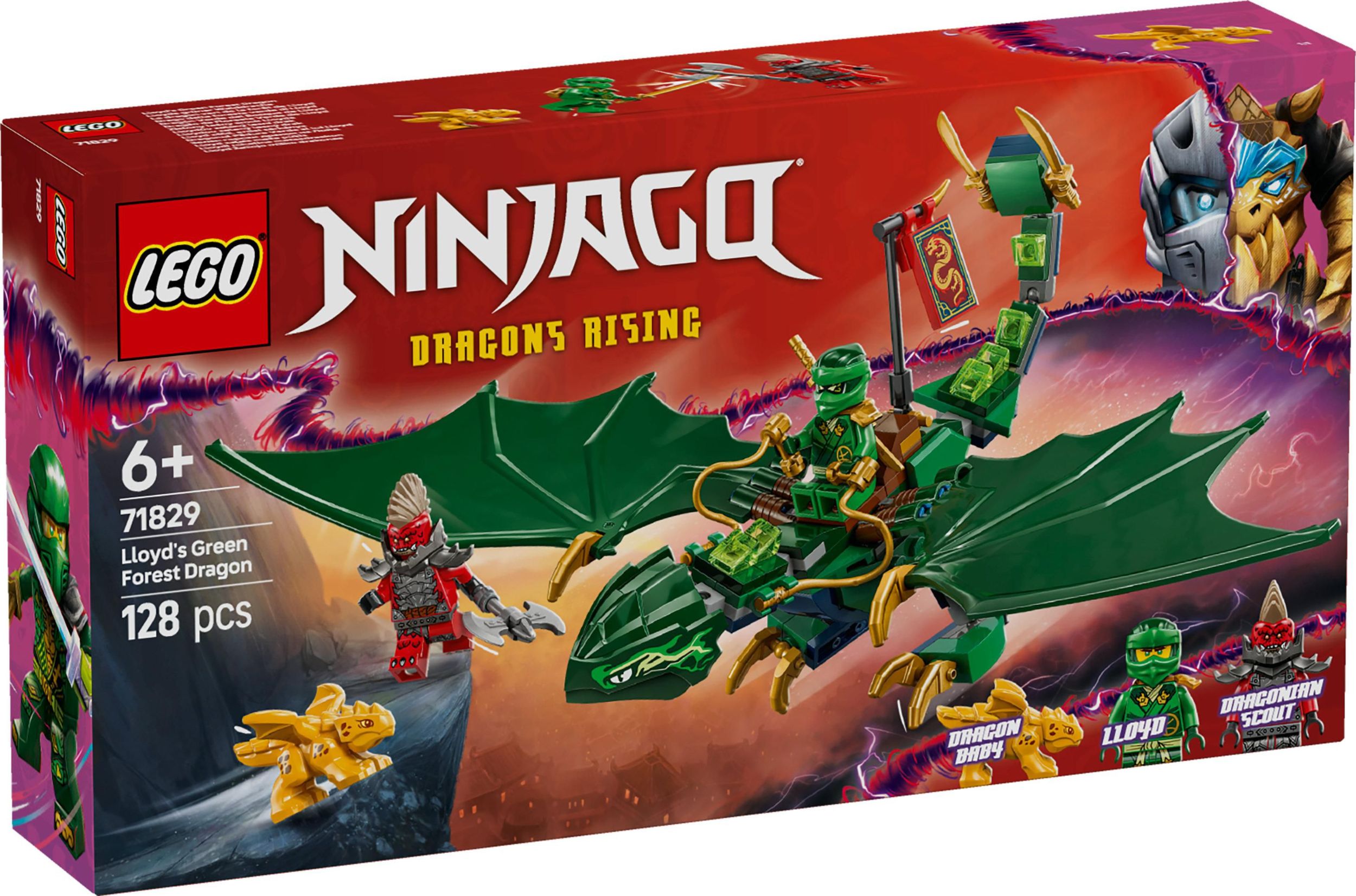 Svět dětí - LEGO® Ninjago 71829 Lloydův zelený lesní drak