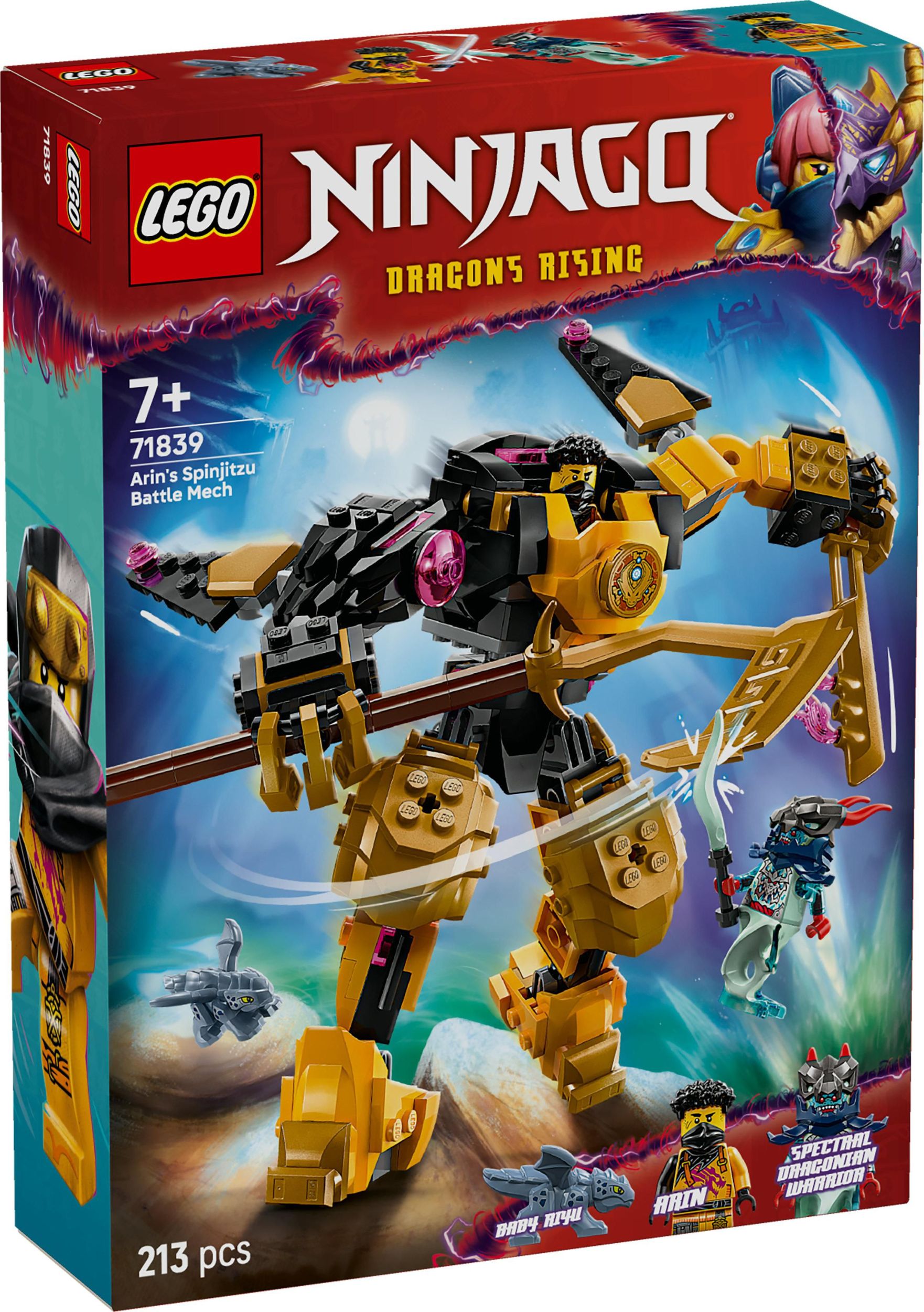 Svět dětí - LEGO® NINJAGO 71839 Arin a bojový robot Spinjitzu