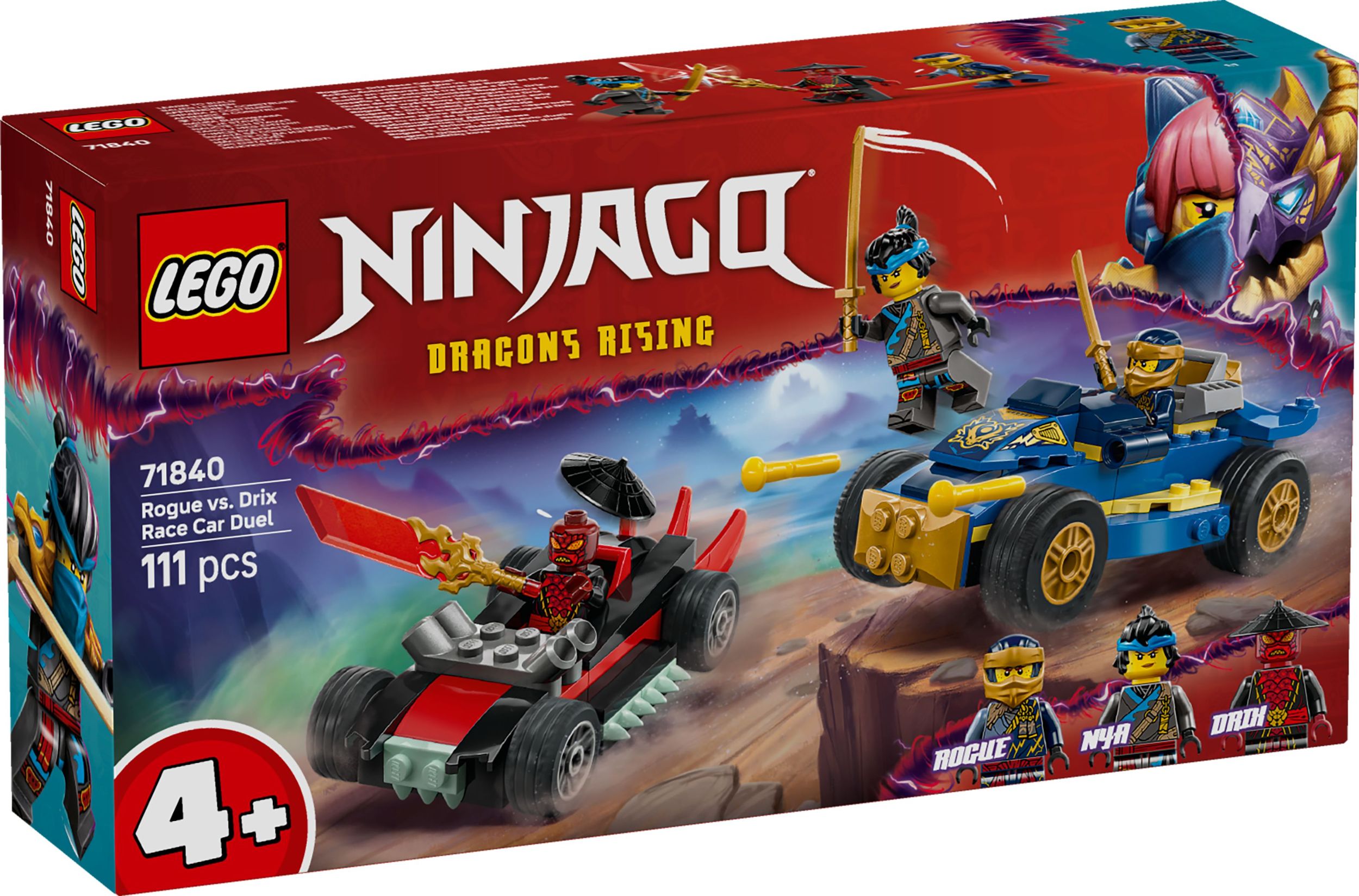 Svět dětí - LEGO® Ninjago 71840 Rogue vs. Drix a souboj se závodními auty