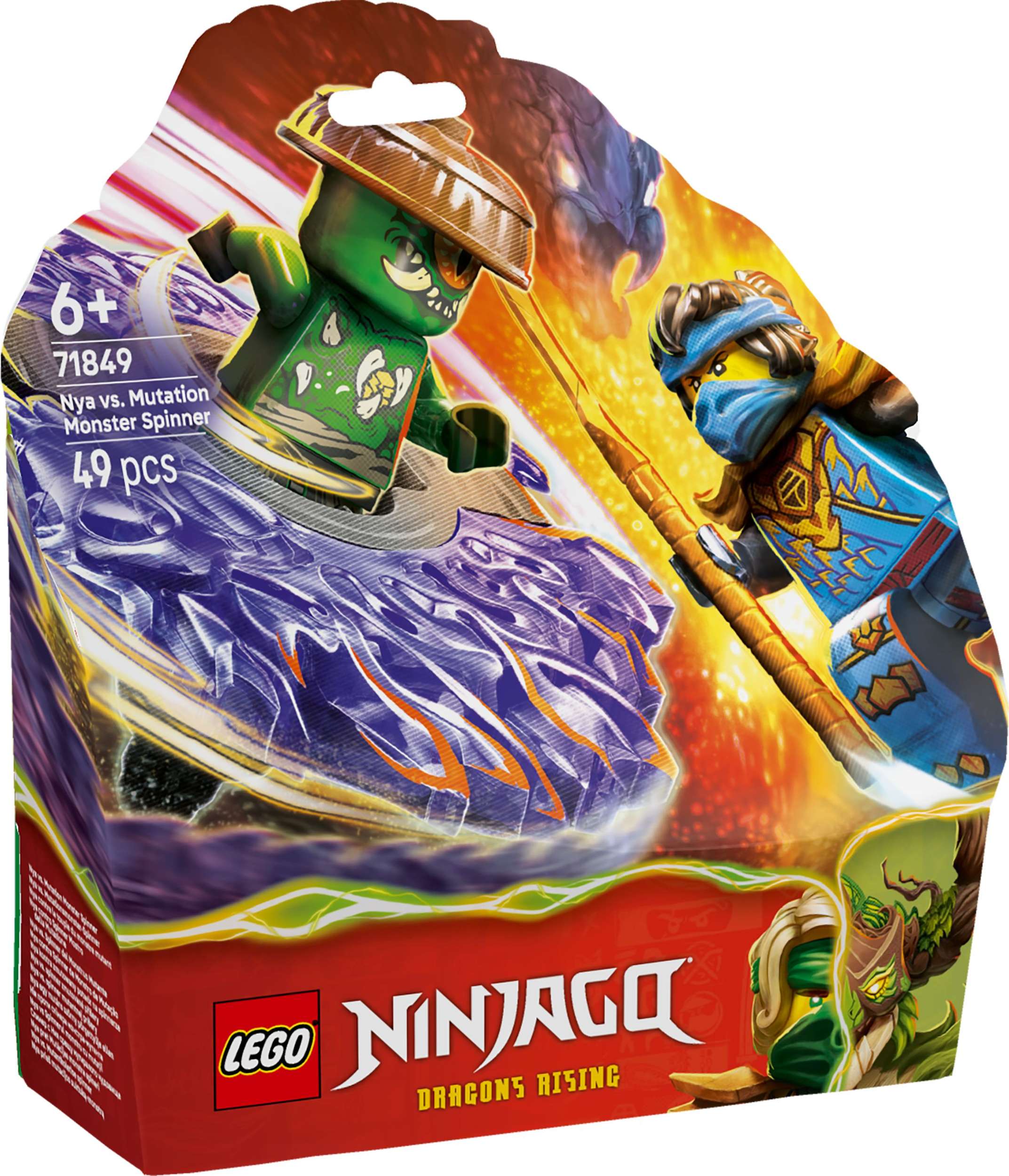 Svět dětí - LEGO® NINJAGO® 71849 Nya vs. spinner zmutované příšery