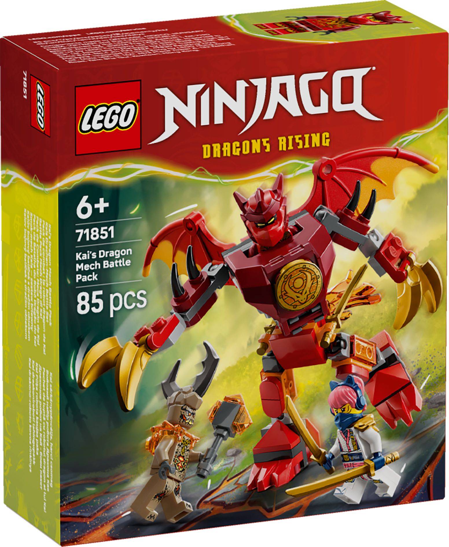Svět dětí - LEGO® NINJAGO® 71851 Kaiův bojový balíček s dračím oblekem