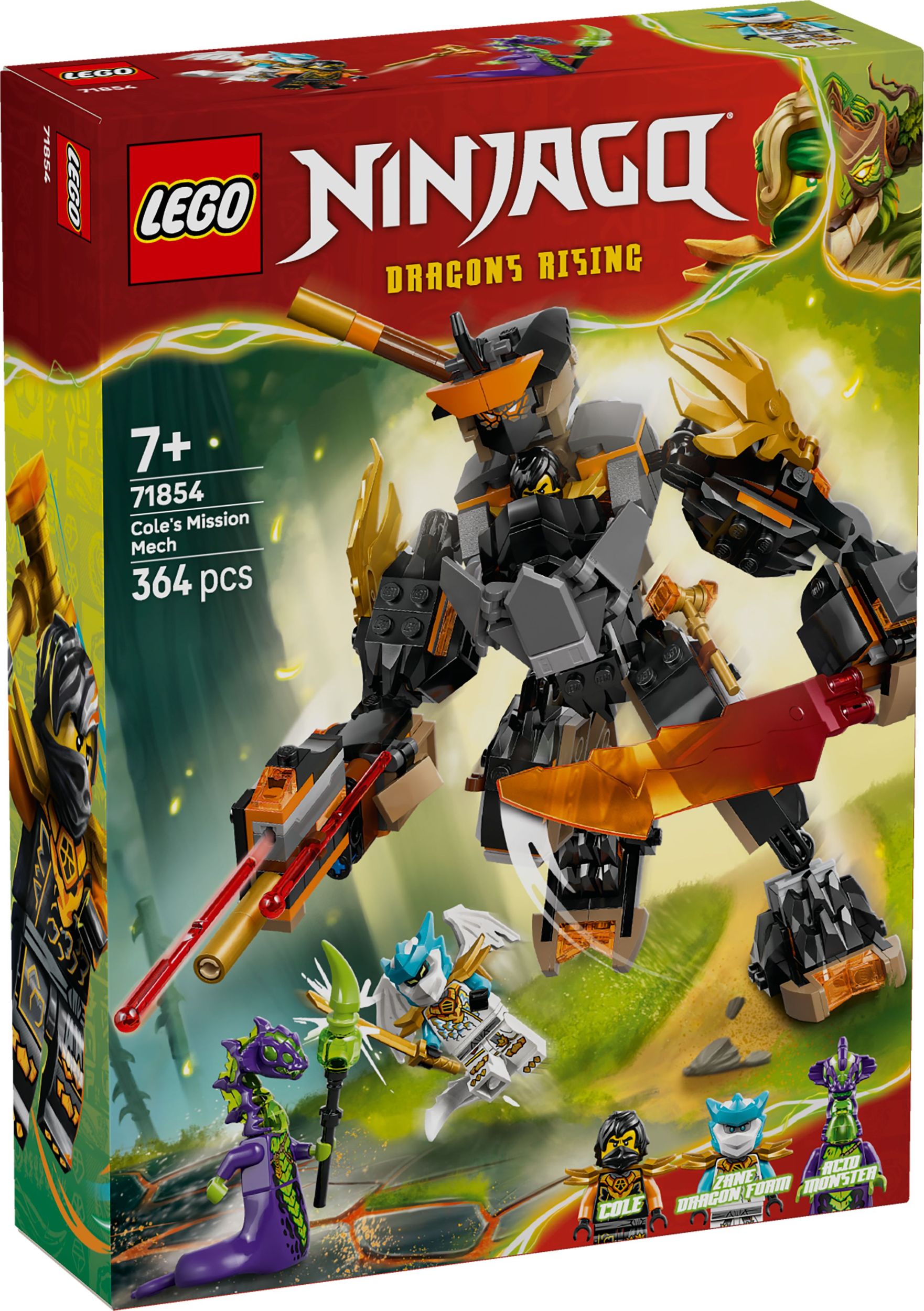Svět dětí - LEGO® NINJAGO® 71854 Coleův expediční robot a dračí Zane