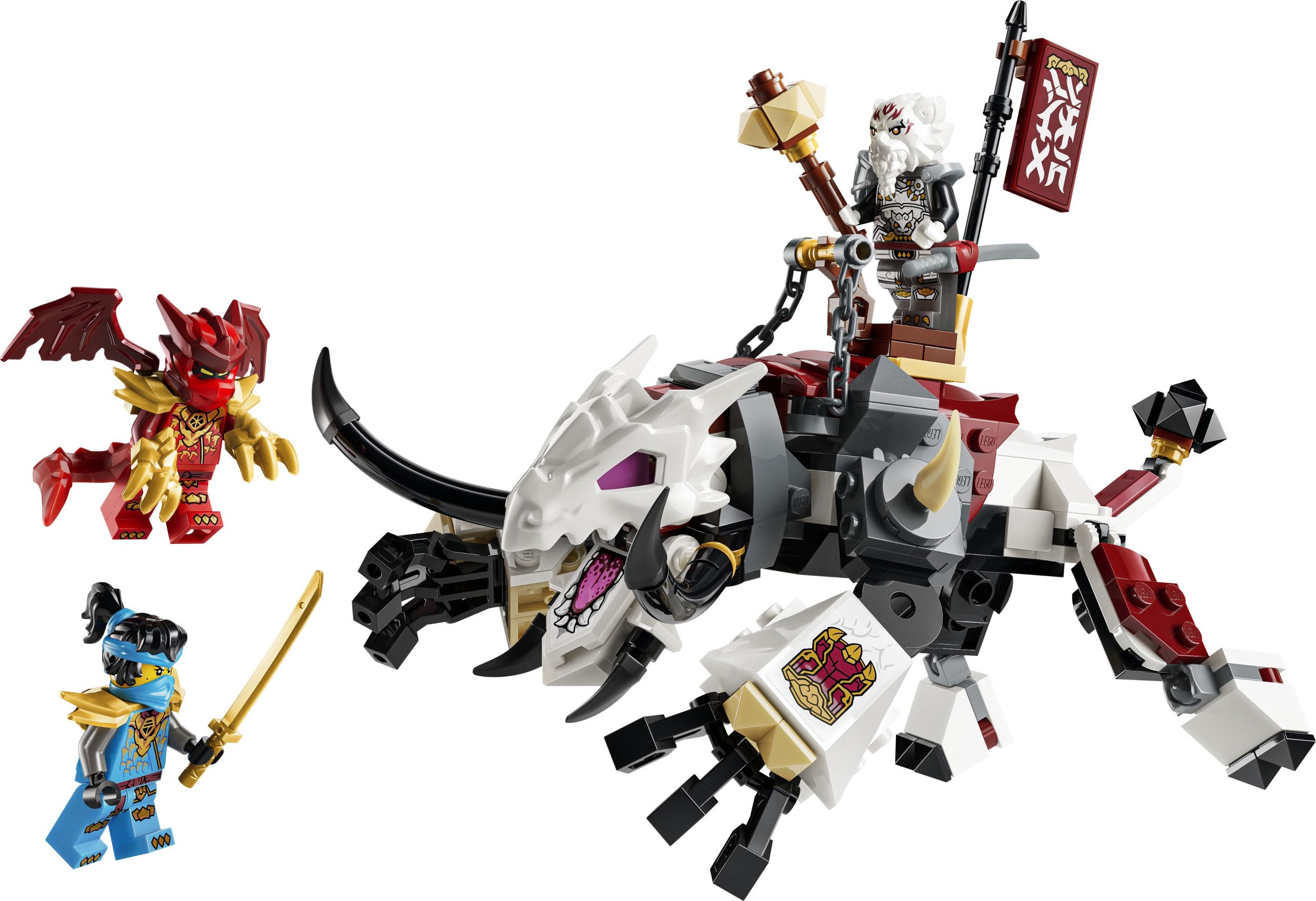 LEGO® NINJAGO® 71863 Zilvar a dračí bestie Grimtak-0