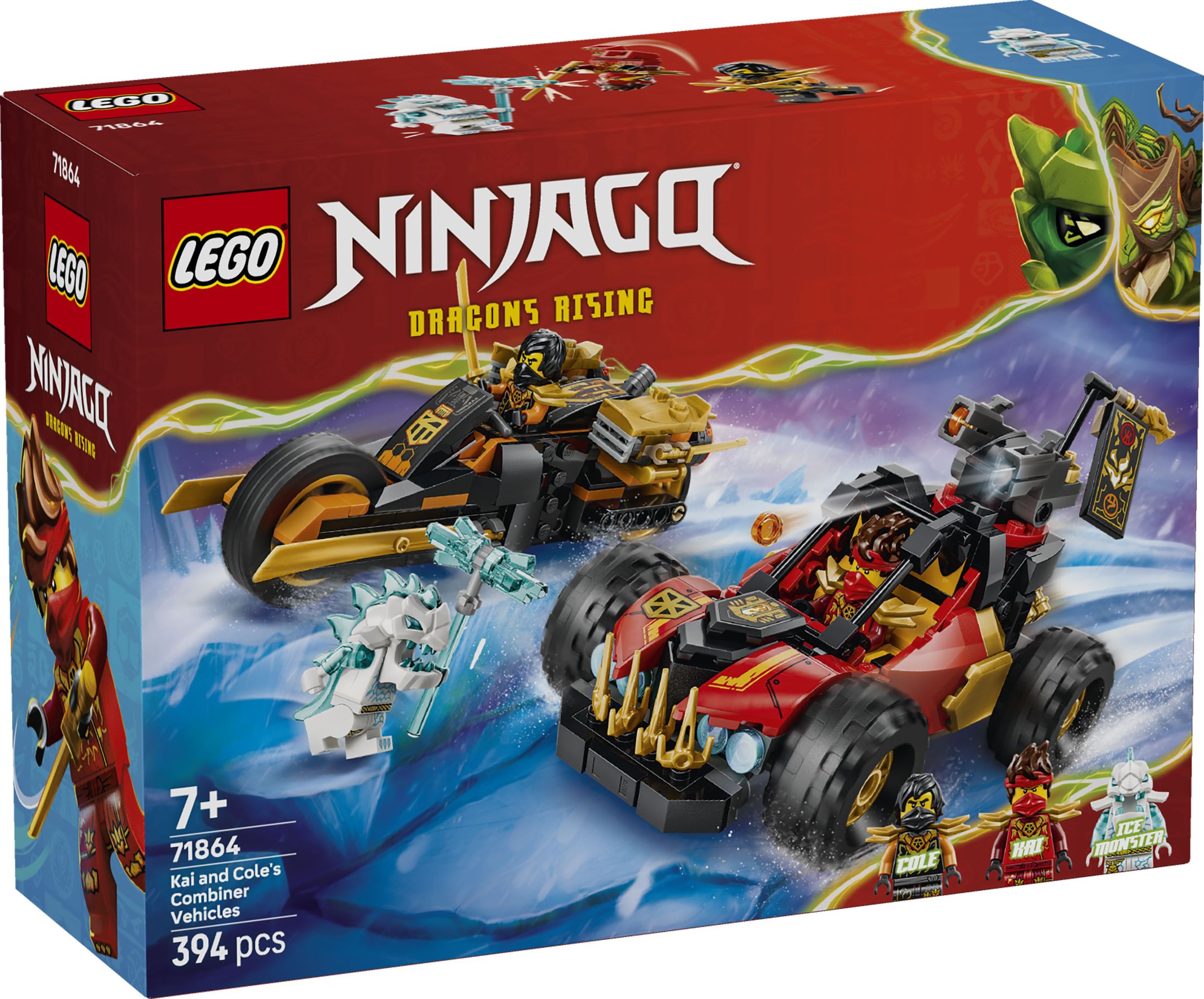 Svět dětí - LEGO® NINJAGO® 71864 Kombinovatelná vozidla Kaie a Colea