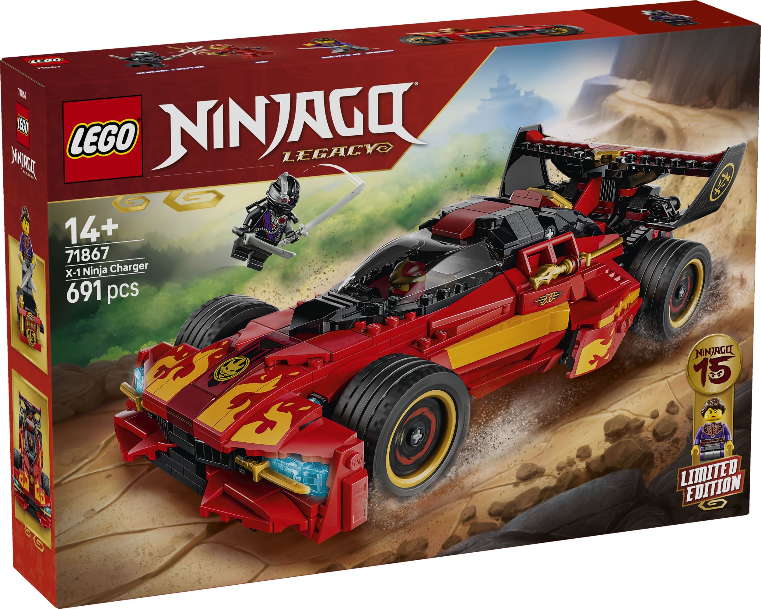 Svět dětí - LEGO® NINJAGO® 71867 Kaiův červený bourák: 15 let NINJAGO