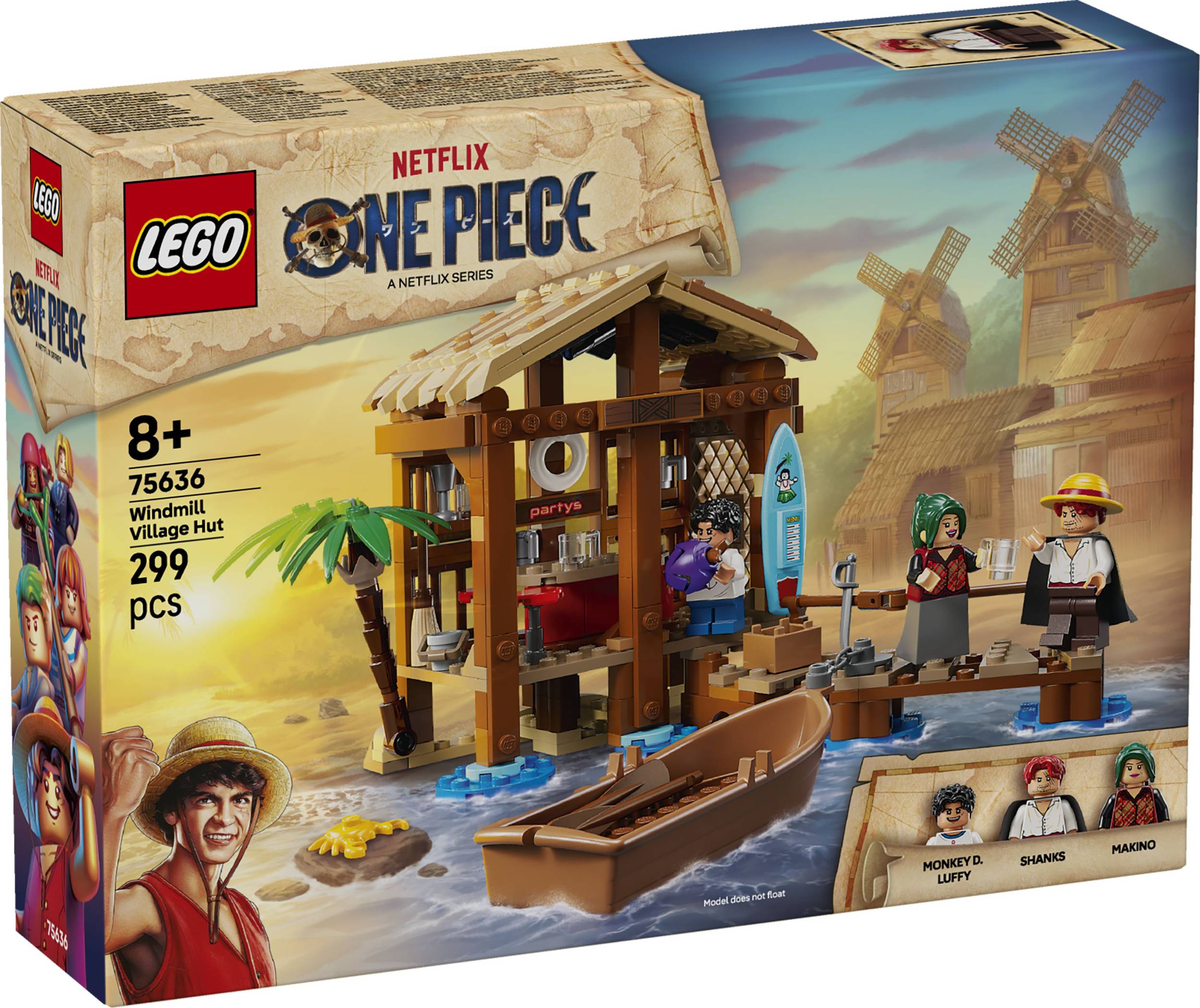 Svět dětí - LEGO® ONE PIECE 75636 Chatrč v Mlýnové vesnici