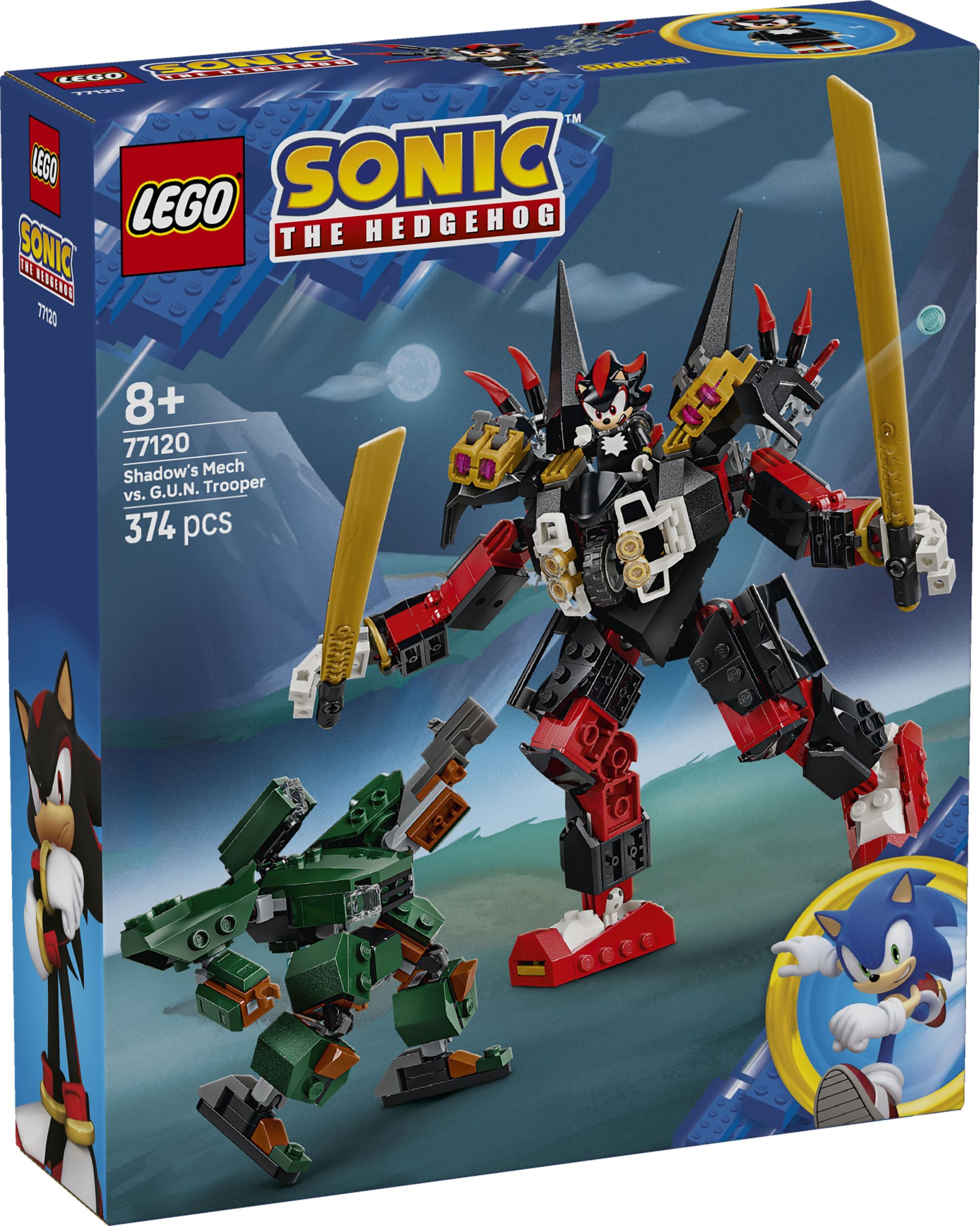 Svět dětí - LEGO® Sonic the Hedgehog™ 77120 Shadowůw robot vs. G.U.N. Trooper