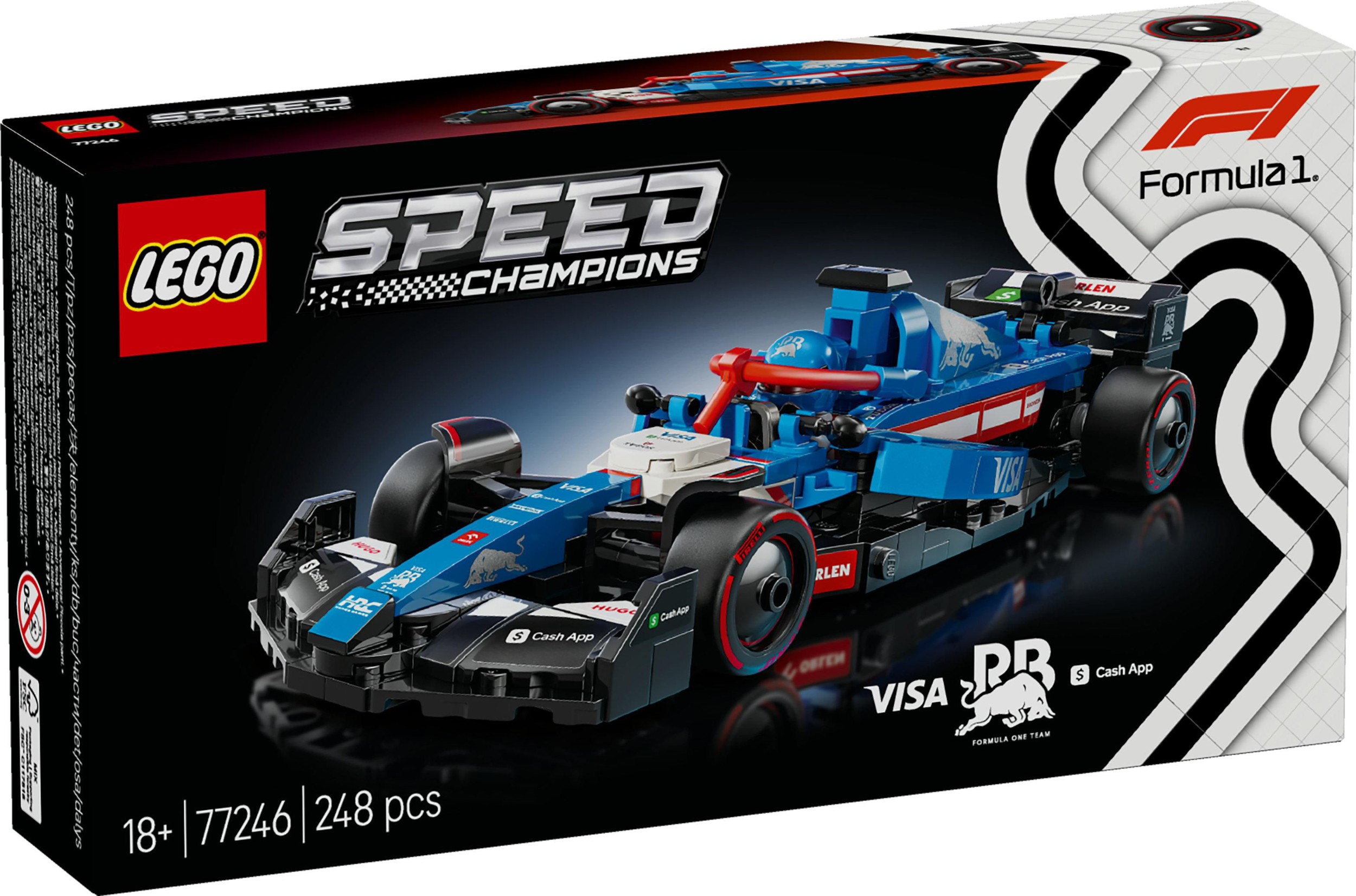 Svět dětí - LEGO® Speed Champions 77246 Závodní auto Visa Cash App RB VCARB 01 F1