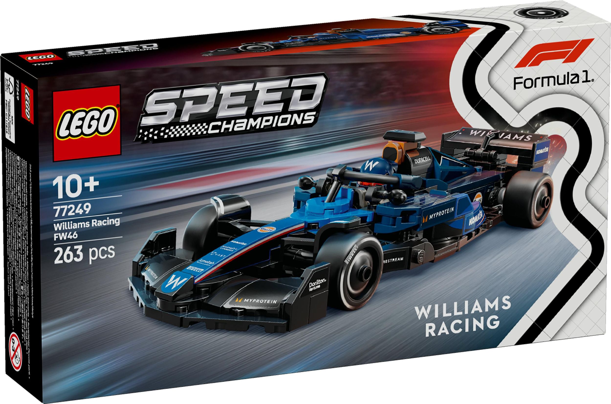 Svět dětí - LEGO® Speed Champions 77249 Závodní auto Williams Racing FW46 F1