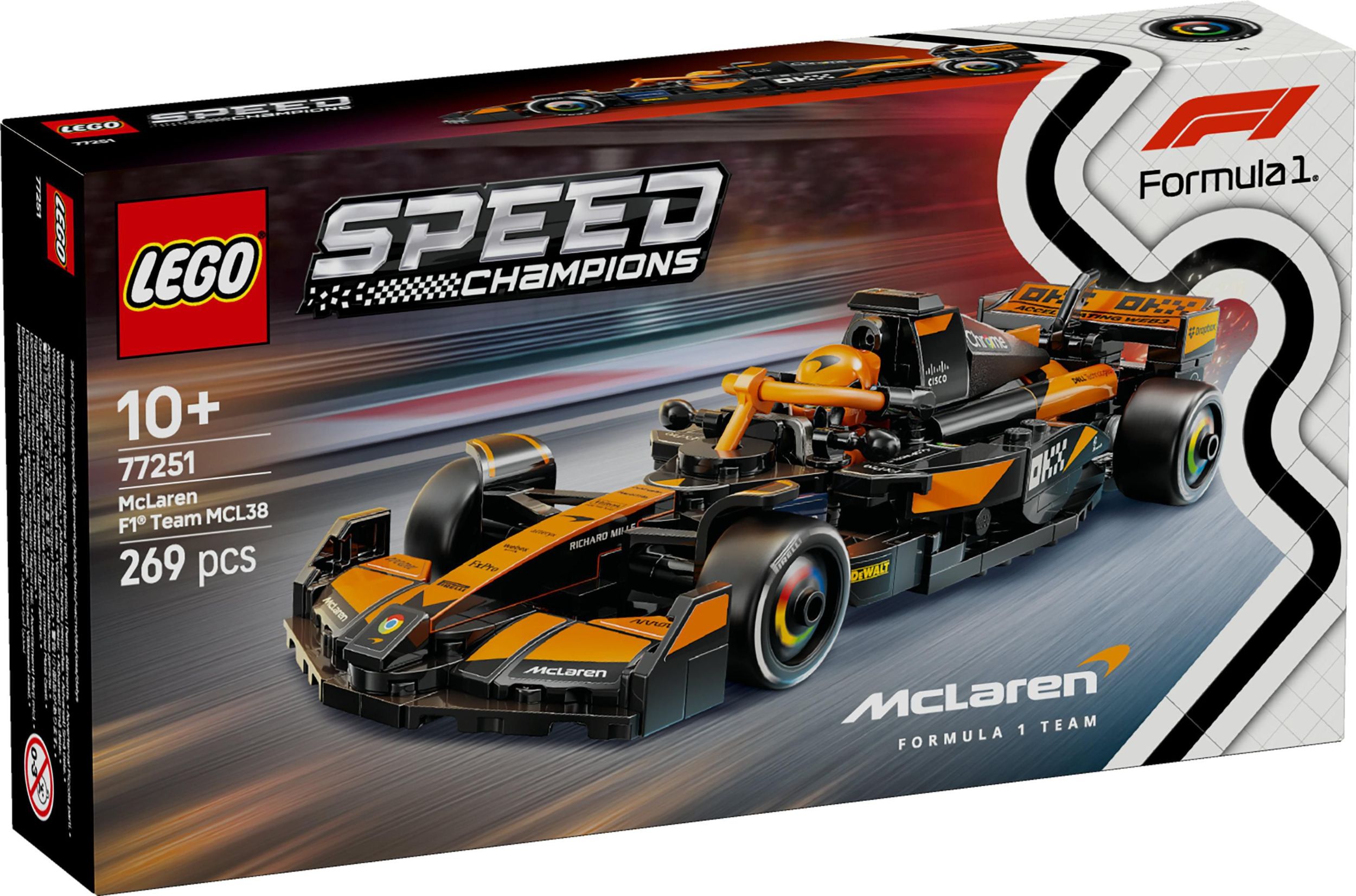 Svět dětí - LEGO® Speed Champions 77251 Závodní auto McLaren F1 Team MCL38