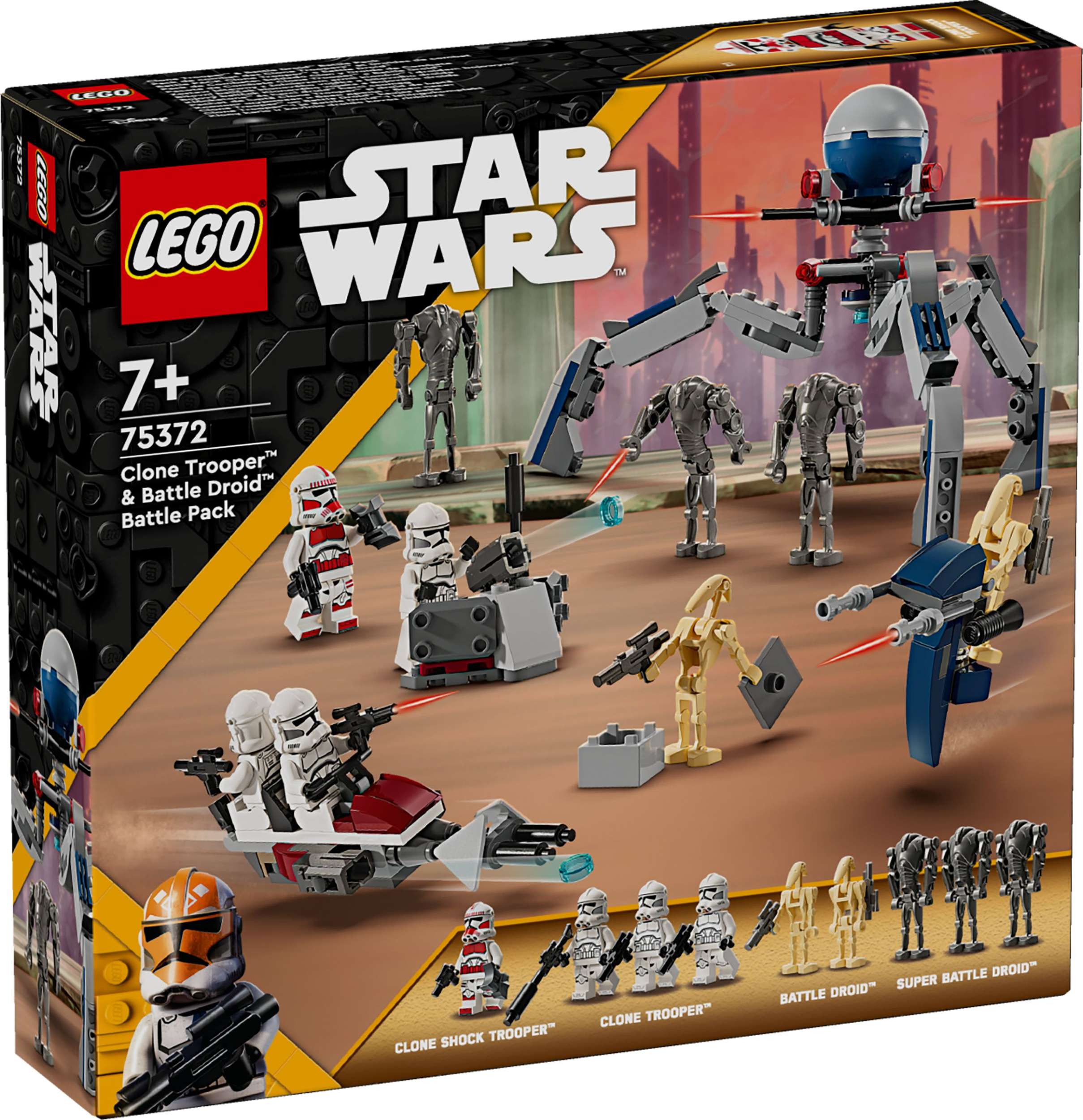 Svět dětí - LEGO® Star Wars 75372 Bitevní balíček klonového vojáka a bitevního droida