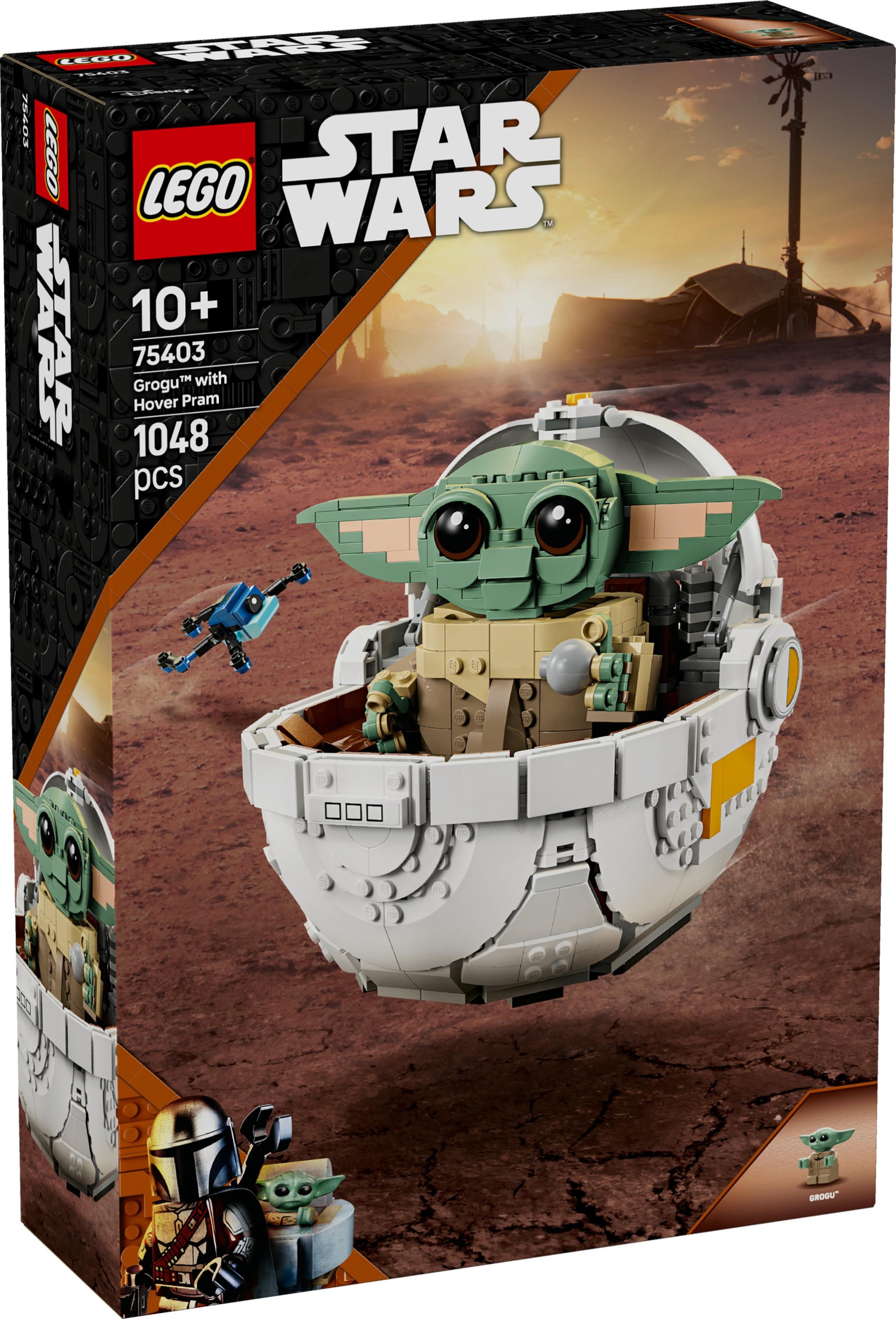 Svět dětí - LEGO® Star Wars 75403 Grogu ve vznášejícím se kočárku