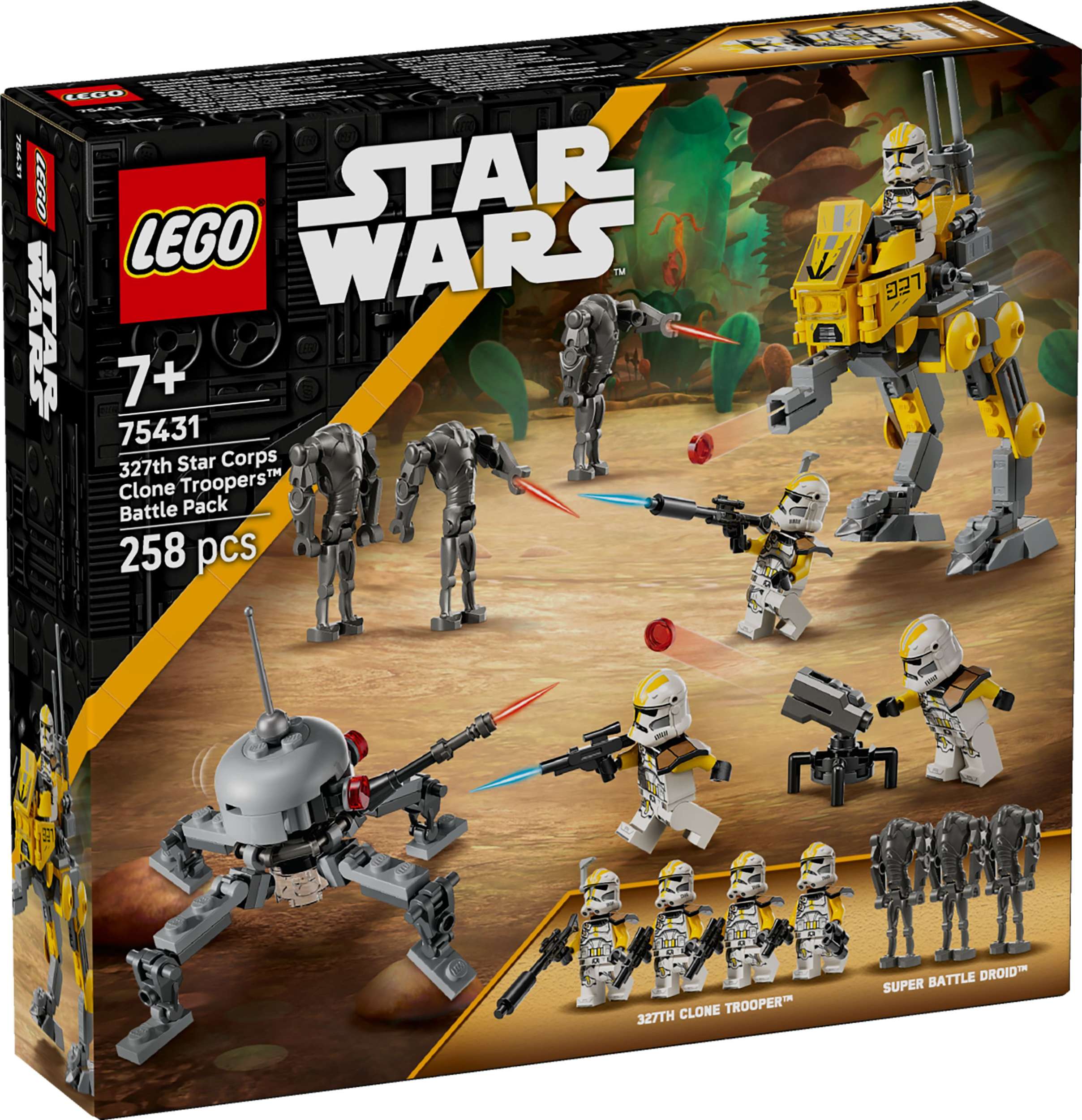 Svět dětí - LEGO® Star Wars 75431 Bitevní balíček klonovaných vojáků z 327. hvězdného sboru