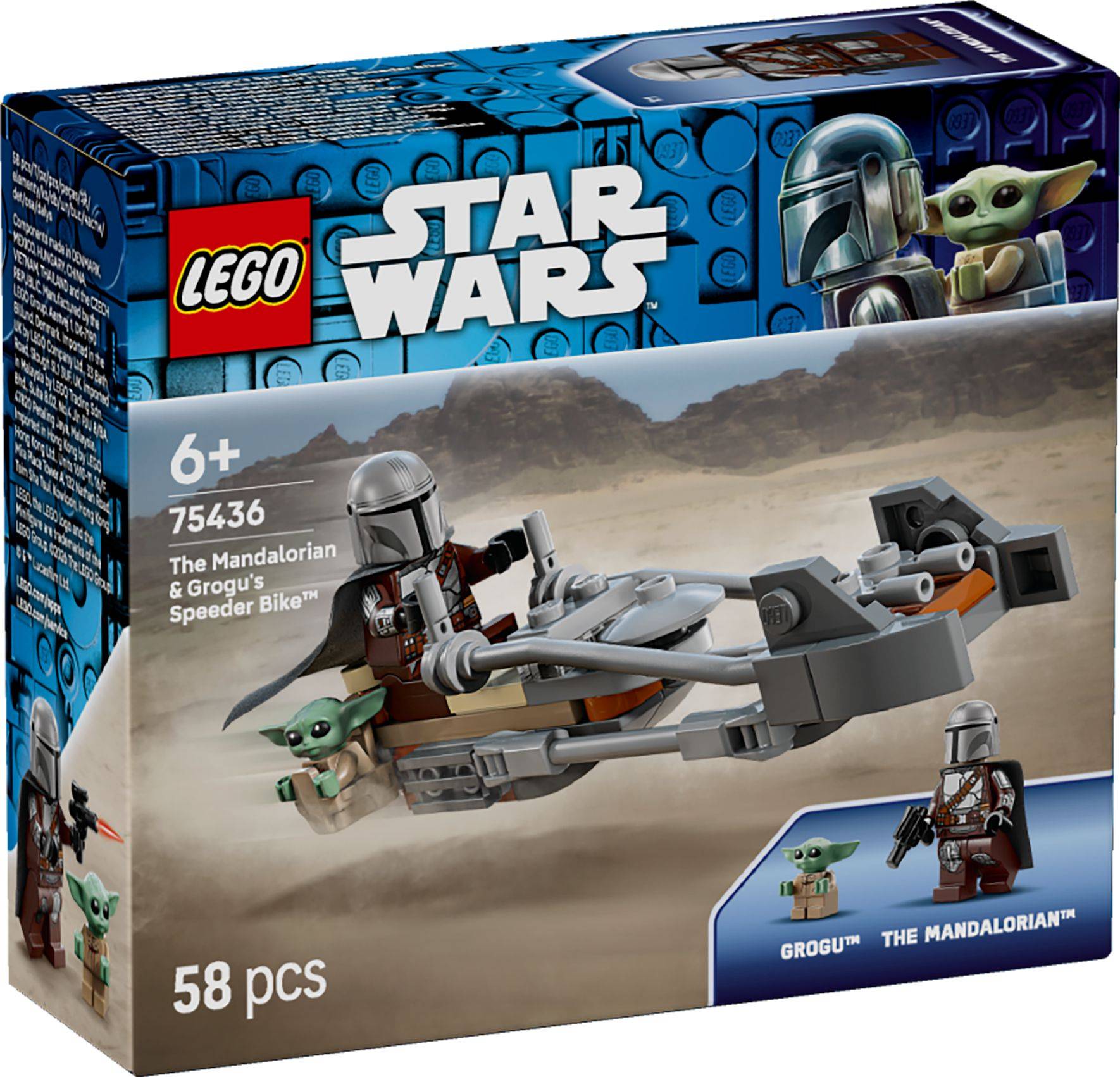 Svět dětí - LEGO® Star Wars™ 75436 Mandalorian a Grogu a spídrová motorka
